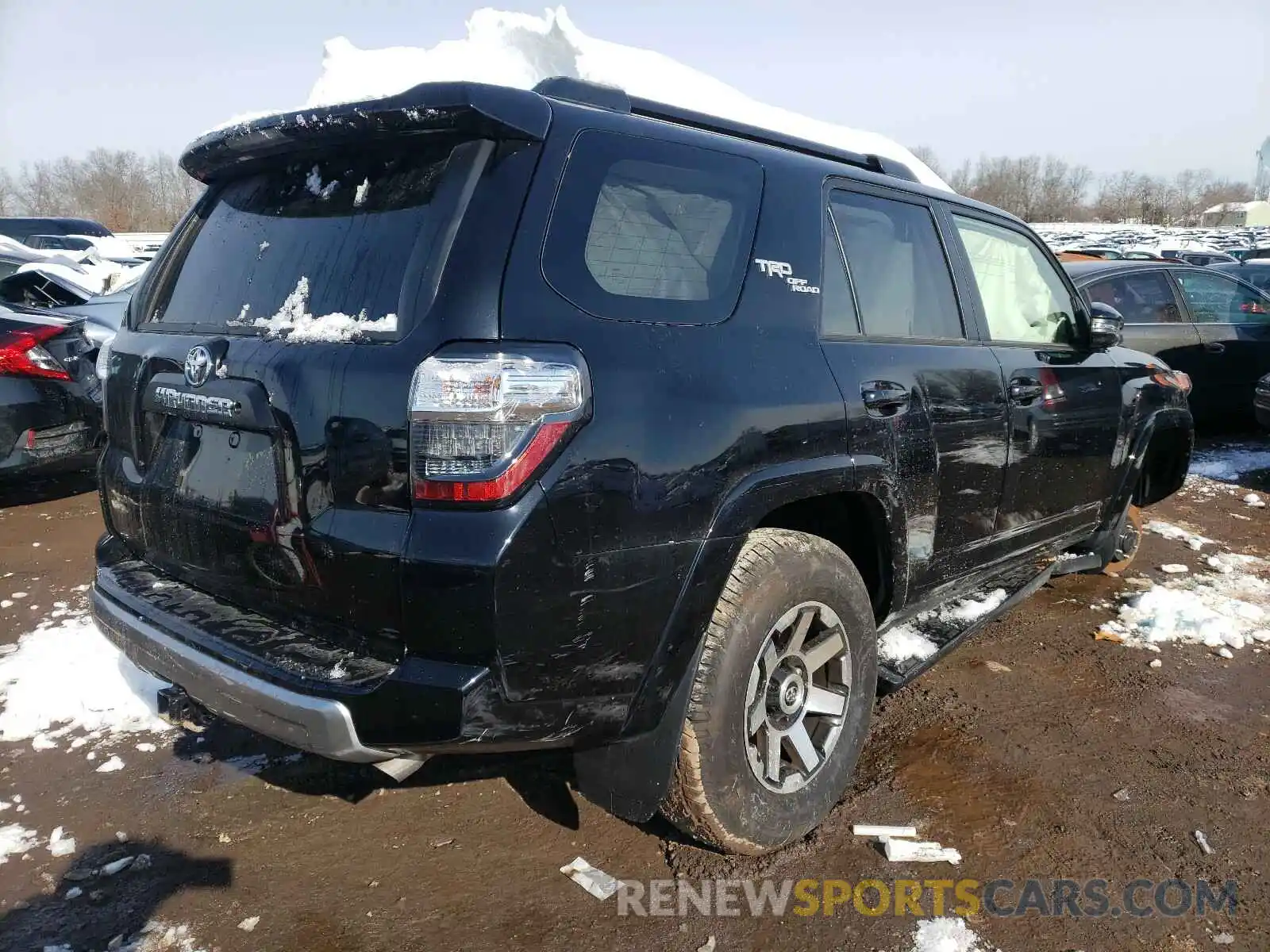 4 Фотография поврежденного автомобиля JTEBU5JR6K5734294 TOYOTA 4RUNNER 2019