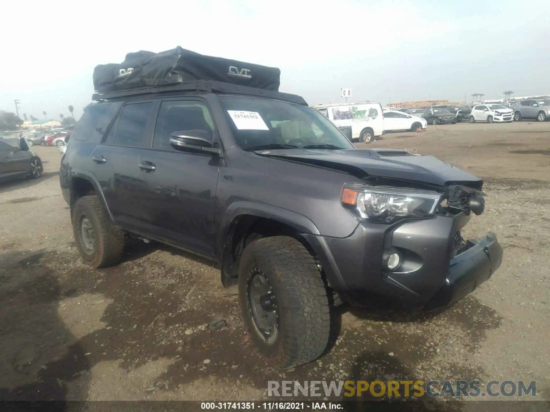 1 Photograph of a damaged car JTEBU5JR6K5734537 TOYOTA 4RUNNER 2019