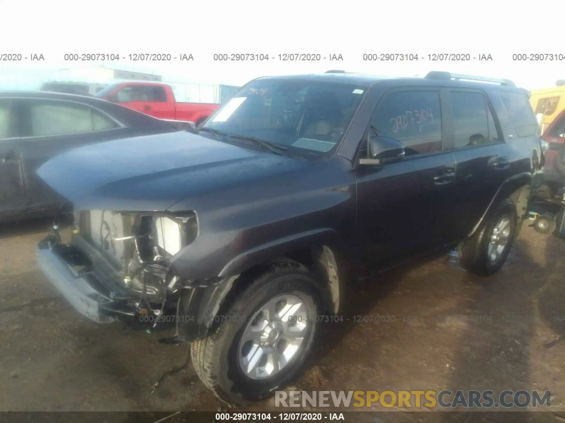 2 Photograph of a damaged car JTEBU5JR6K5735591 TOYOTA 4RUNNER 2019