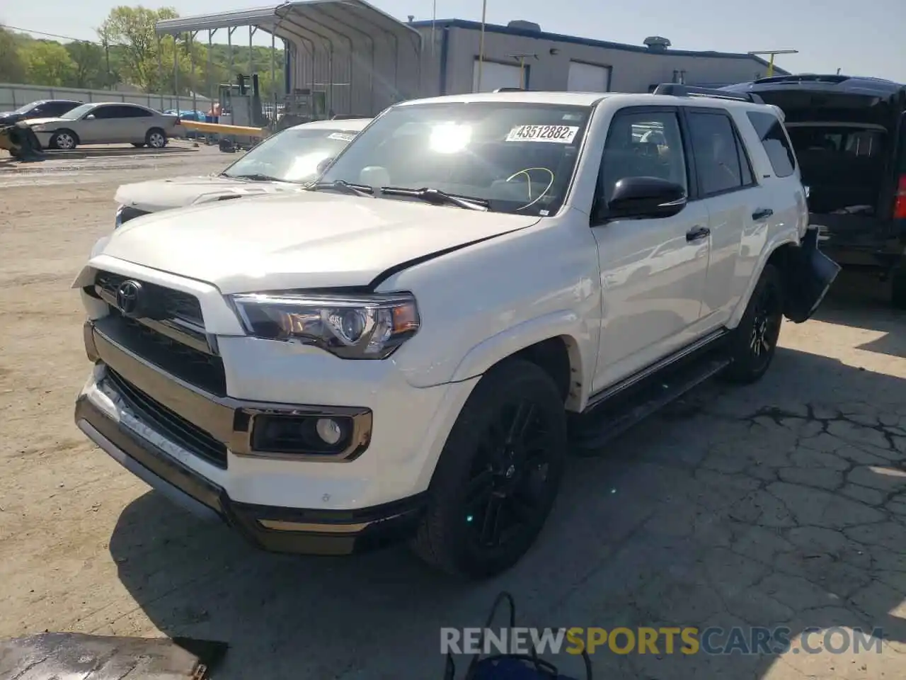 2 Photograph of a damaged car JTEBU5JR6K5735879 TOYOTA 4RUNNER 2019