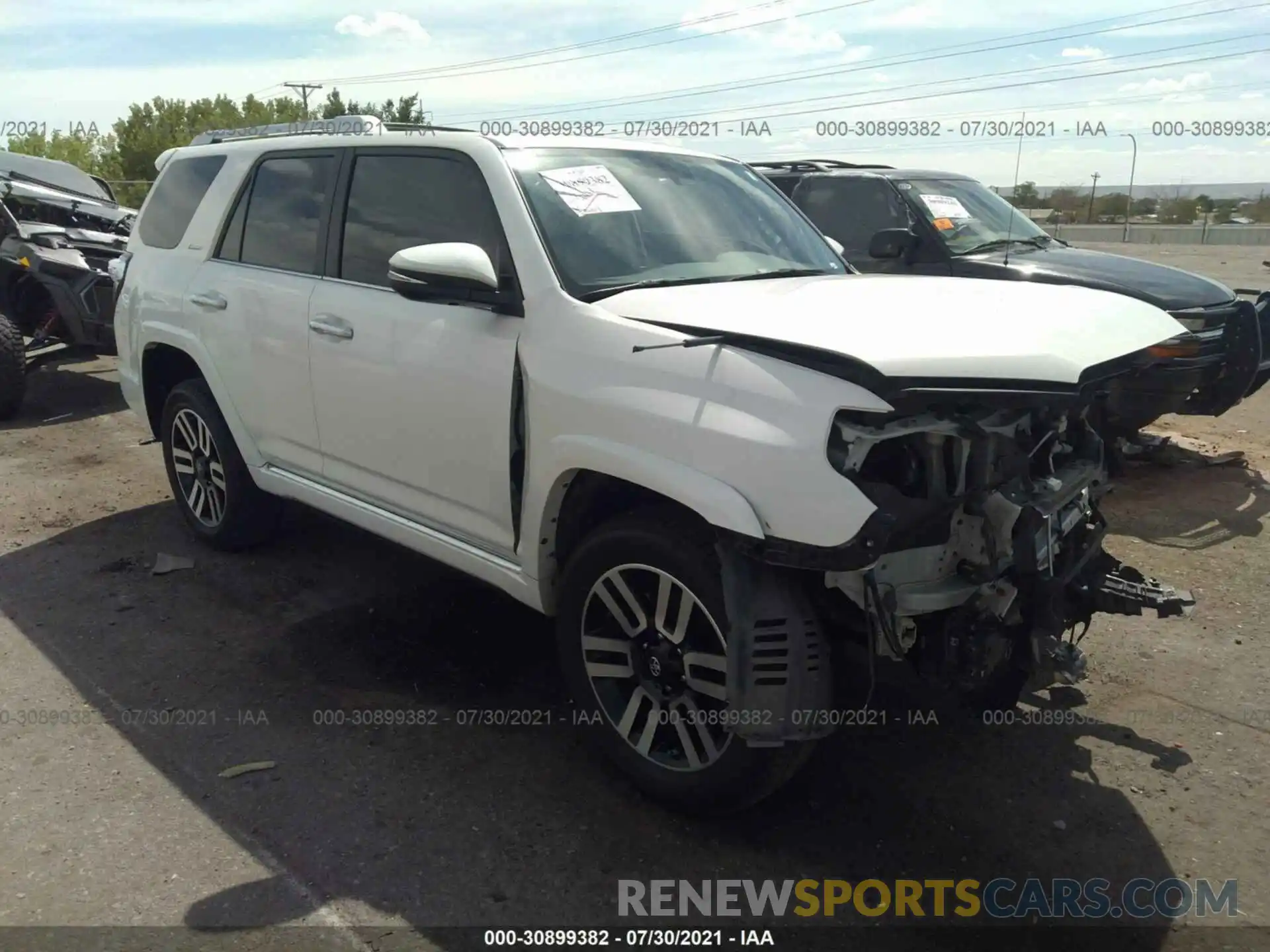 1 Photograph of a damaged car JTEBU5JR6K5736112 TOYOTA 4RUNNER 2019