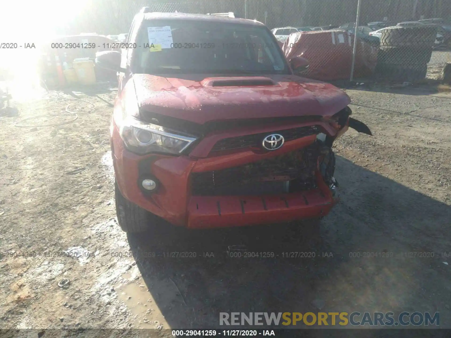 6 Photograph of a damaged car JTEBU5JR6K5736935 TOYOTA 4RUNNER 2019