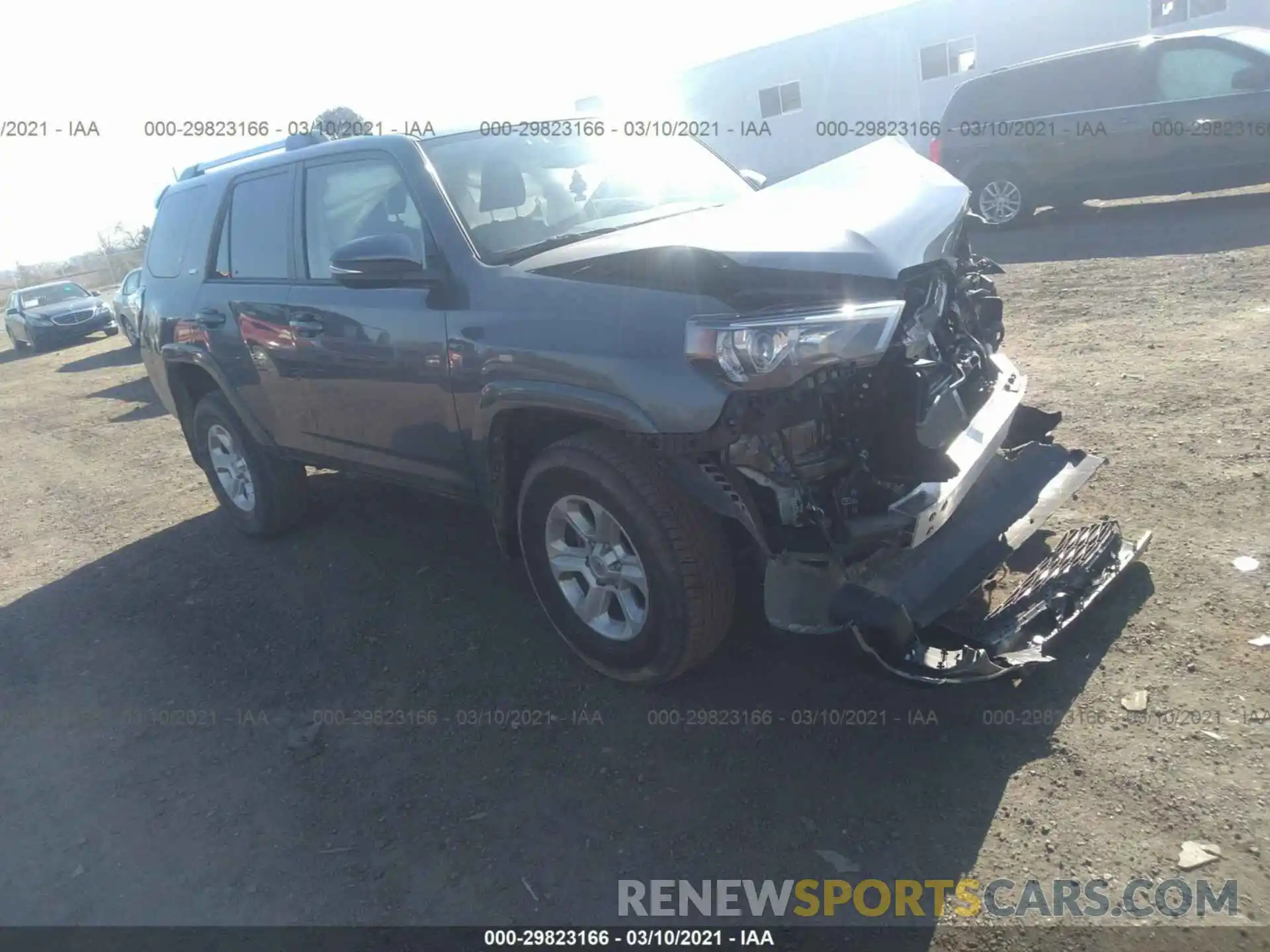 1 Photograph of a damaged car JTEBU5JR7K5613239 TOYOTA 4RUNNER 2019