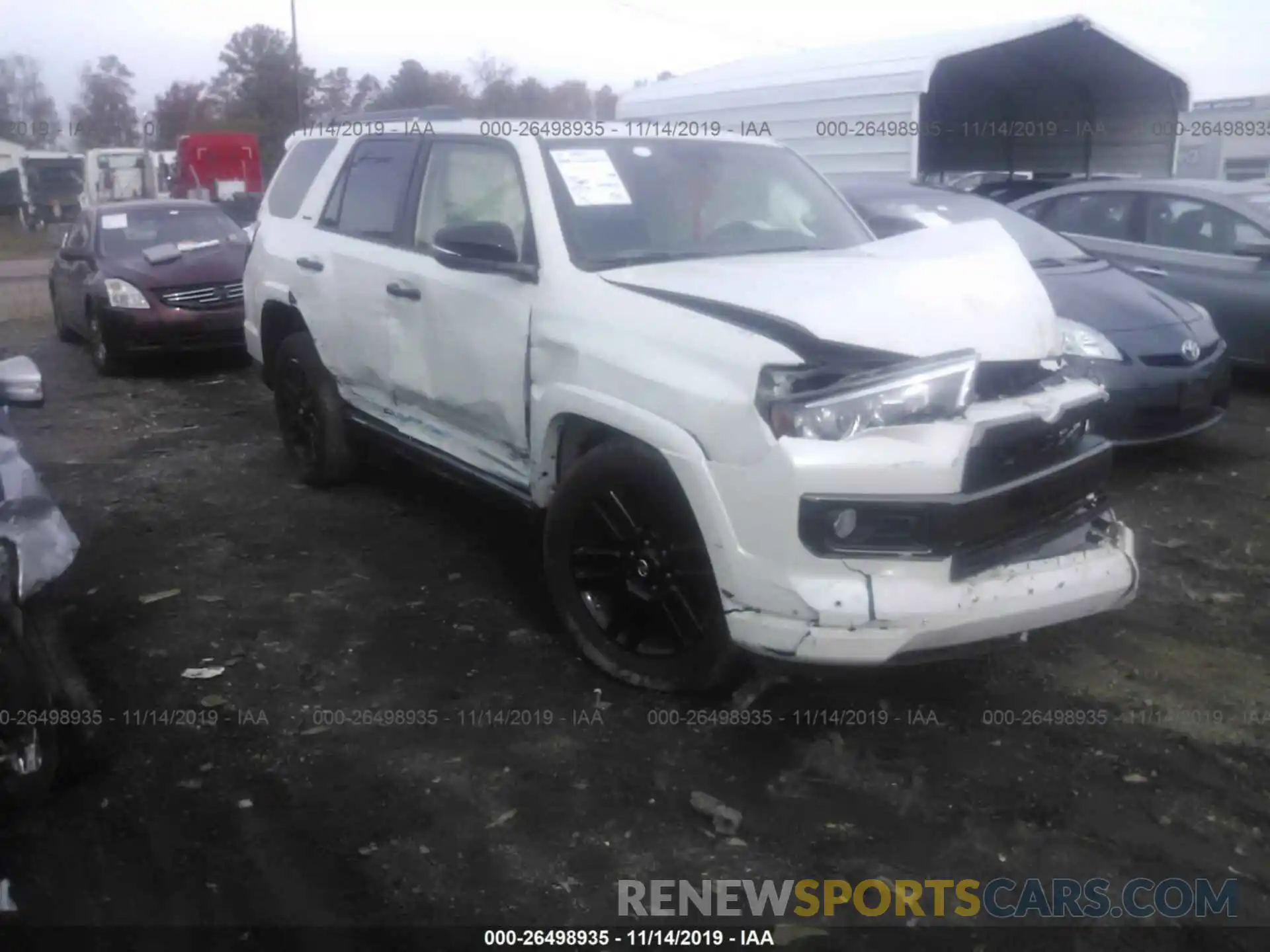 1 Photograph of a damaged car JTEBU5JR7K5613323 TOYOTA 4RUNNER 2019