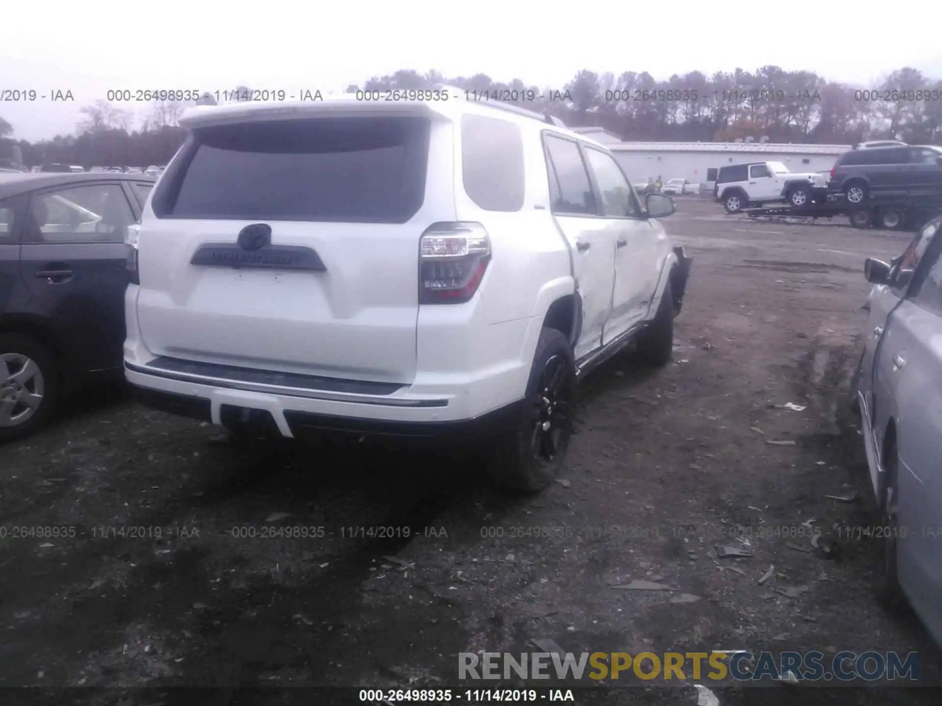 4 Photograph of a damaged car JTEBU5JR7K5613323 TOYOTA 4RUNNER 2019