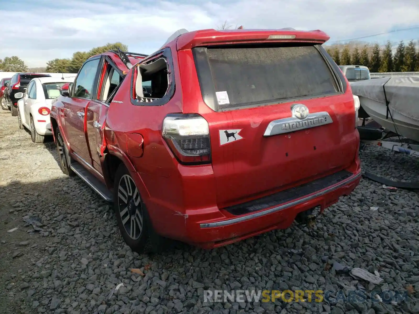 3 Photograph of a damaged car JTEBU5JR7K5614567 TOYOTA 4RUNNER 2019