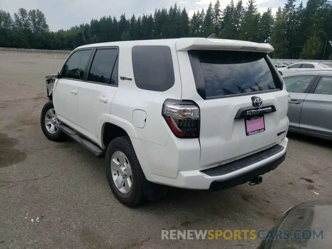 3 Photograph of a damaged car JTEBU5JR7K5618036 TOYOTA 4RUNNER 2019