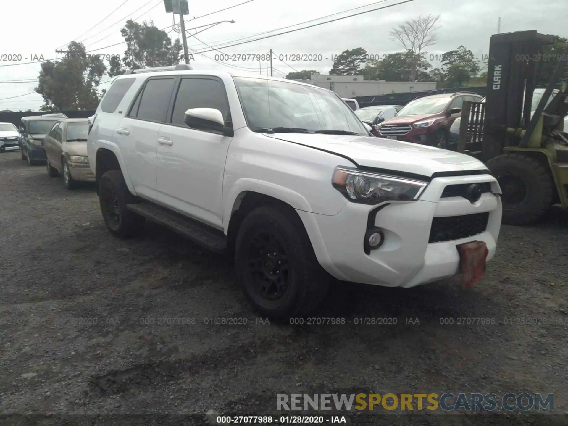 1 Photograph of a damaged car JTEBU5JR7K5619428 TOYOTA 4RUNNER 2019