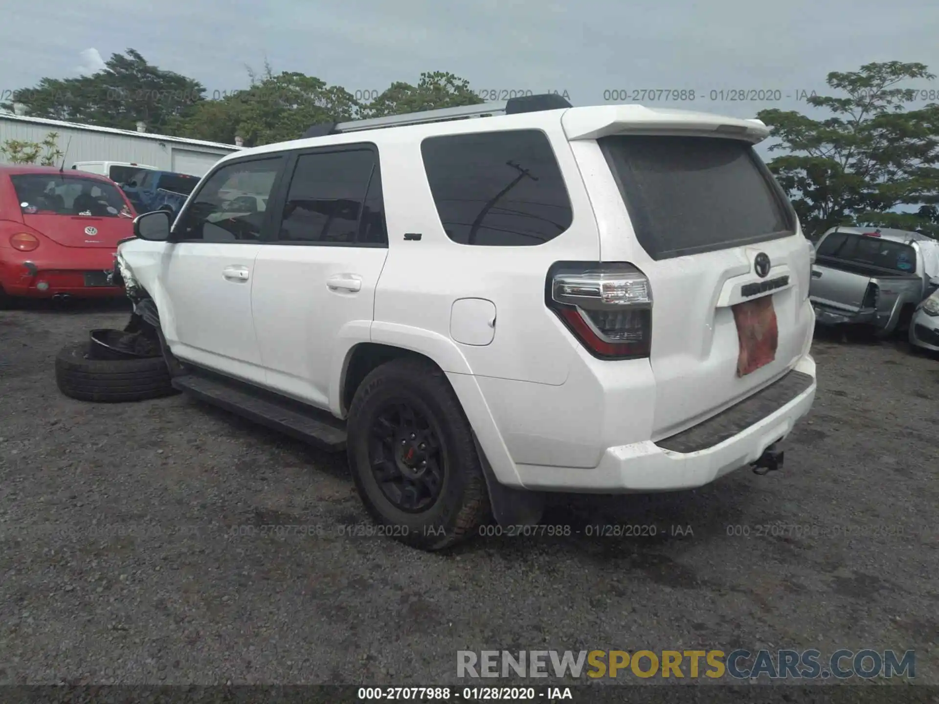 3 Photograph of a damaged car JTEBU5JR7K5619428 TOYOTA 4RUNNER 2019