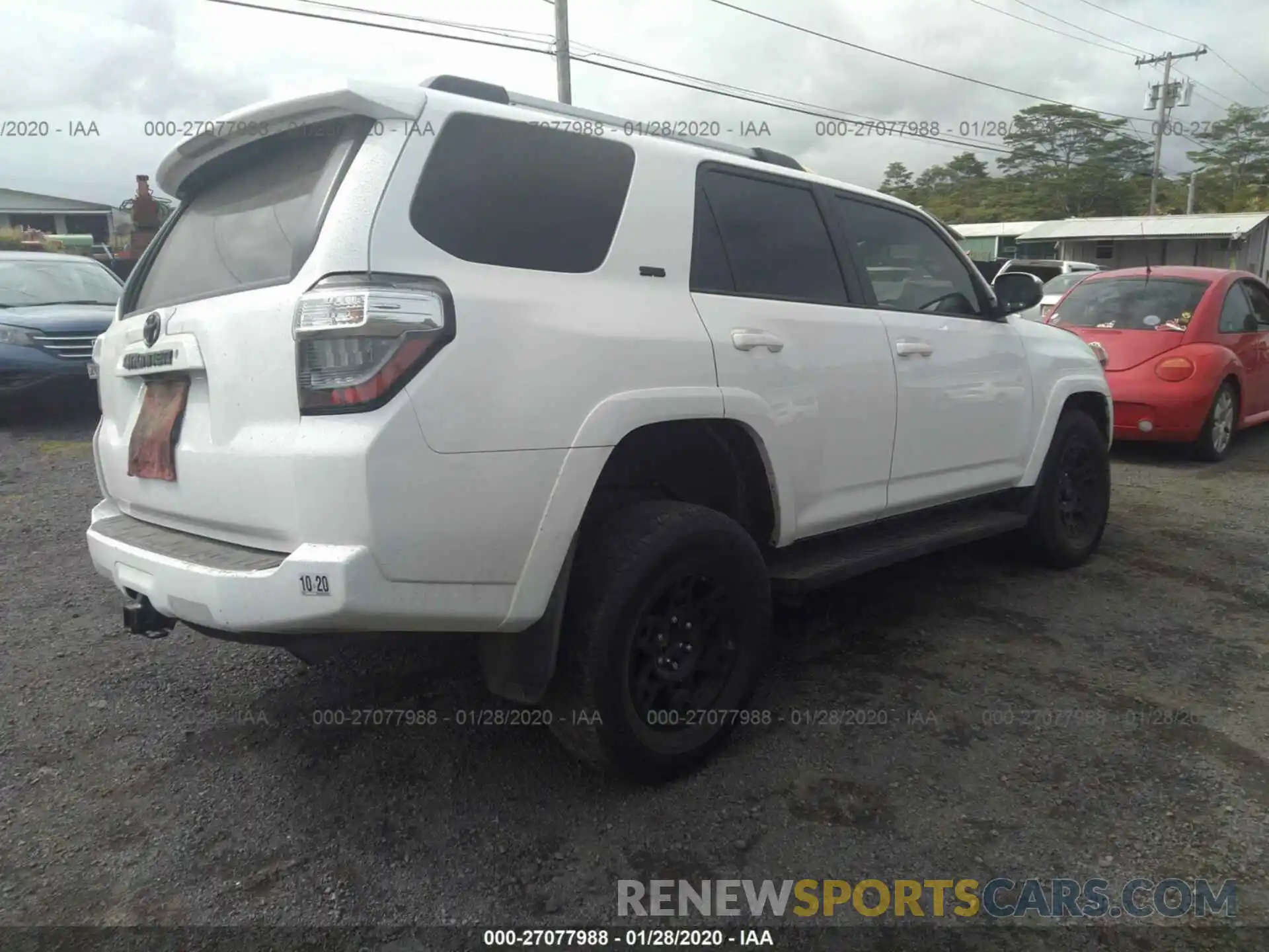 4 Photograph of a damaged car JTEBU5JR7K5619428 TOYOTA 4RUNNER 2019