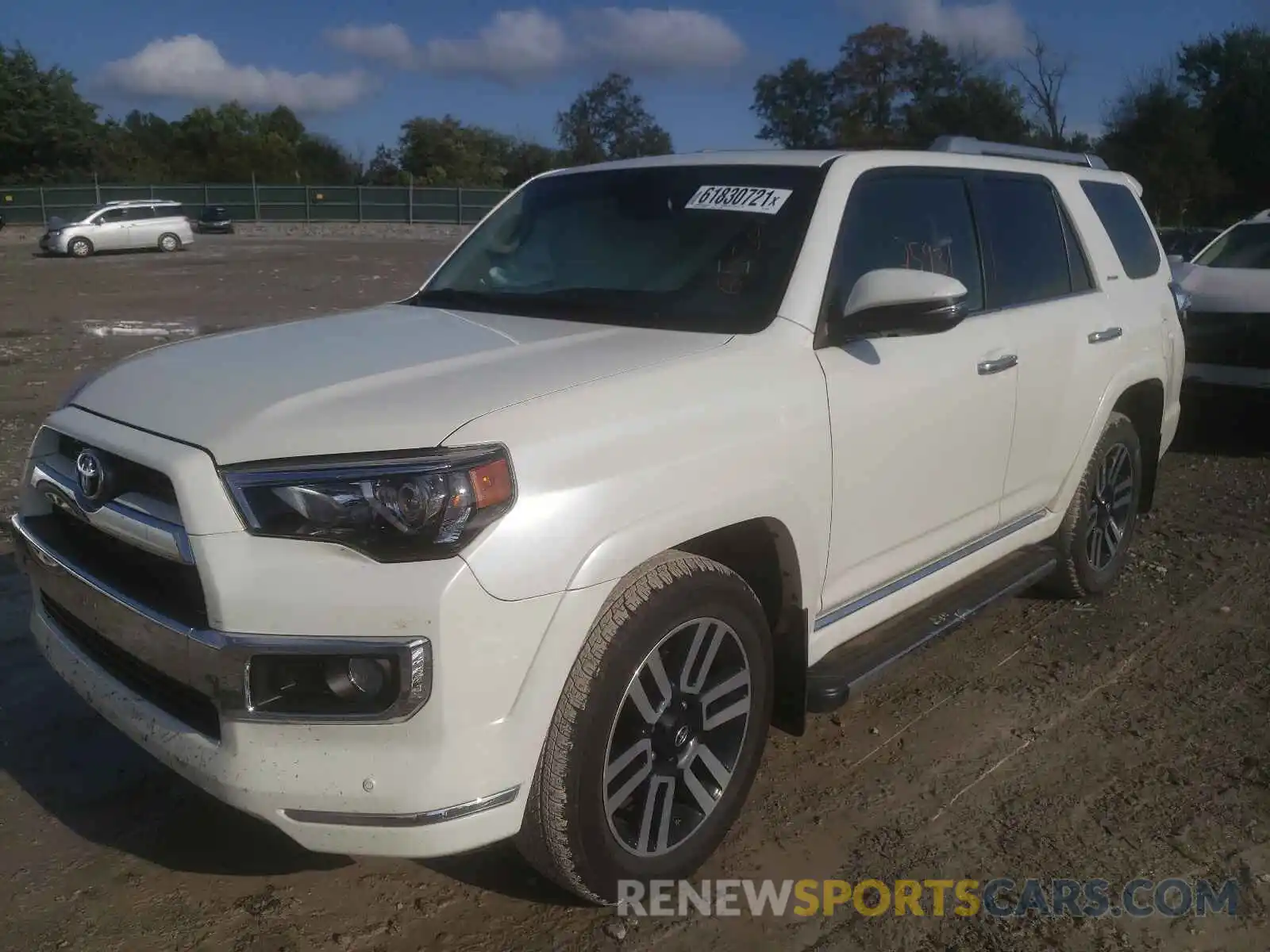 2 Photograph of a damaged car JTEBU5JR7K5619526 TOYOTA 4RUNNER 2019