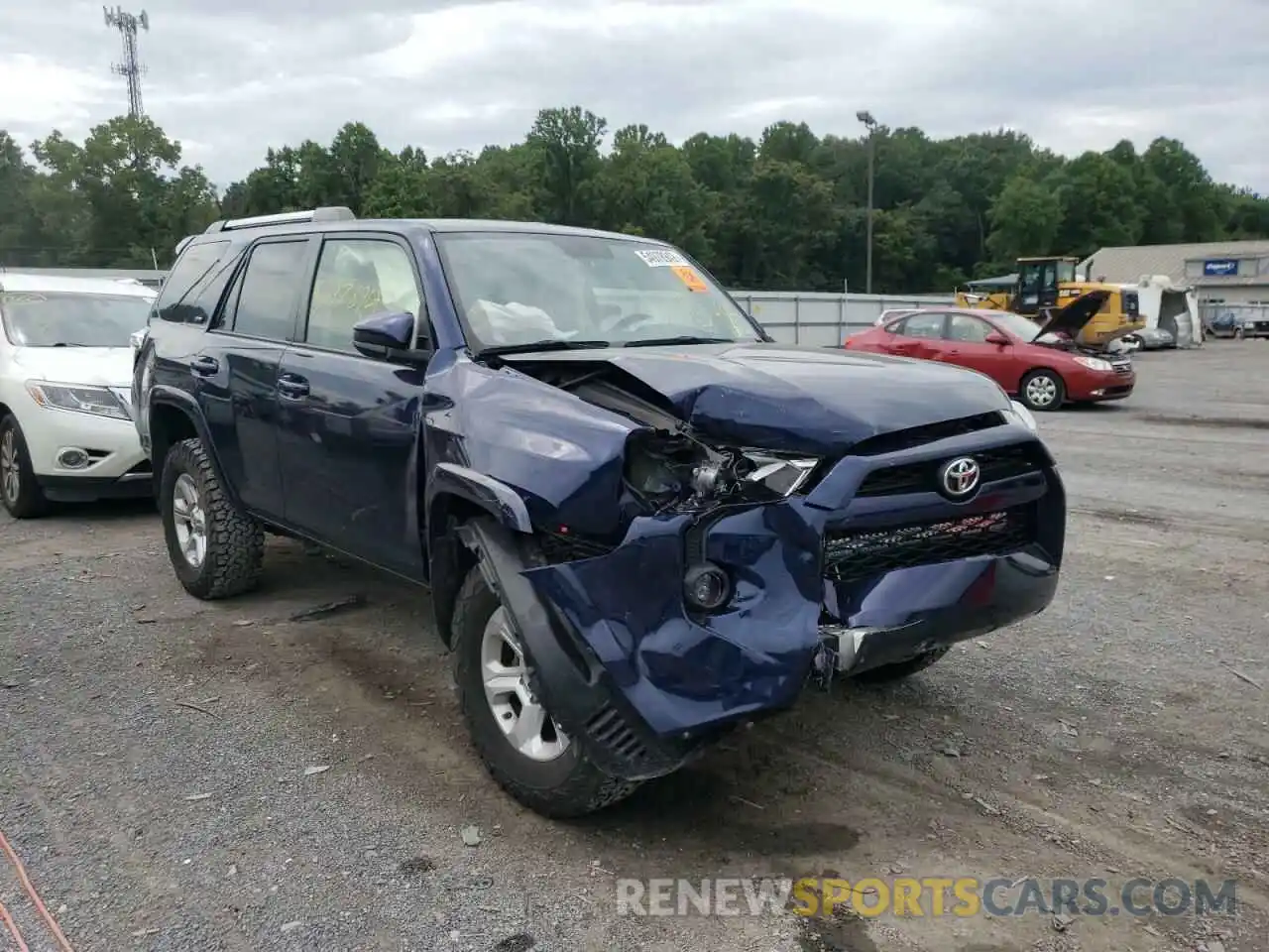 1 Photograph of a damaged car JTEBU5JR7K5619798 TOYOTA 4RUNNER 2019