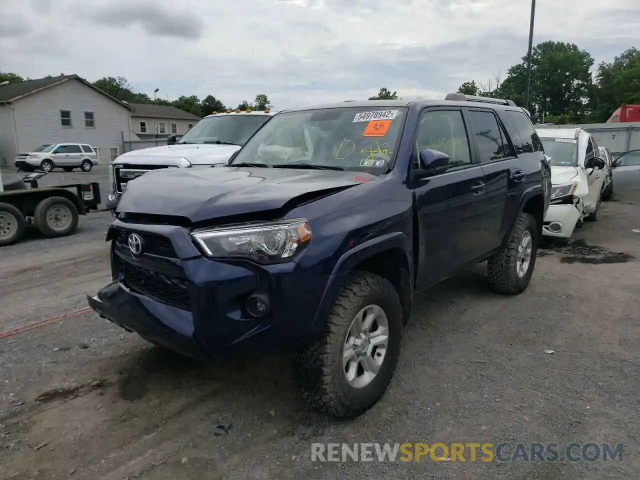 2 Photograph of a damaged car JTEBU5JR7K5619798 TOYOTA 4RUNNER 2019