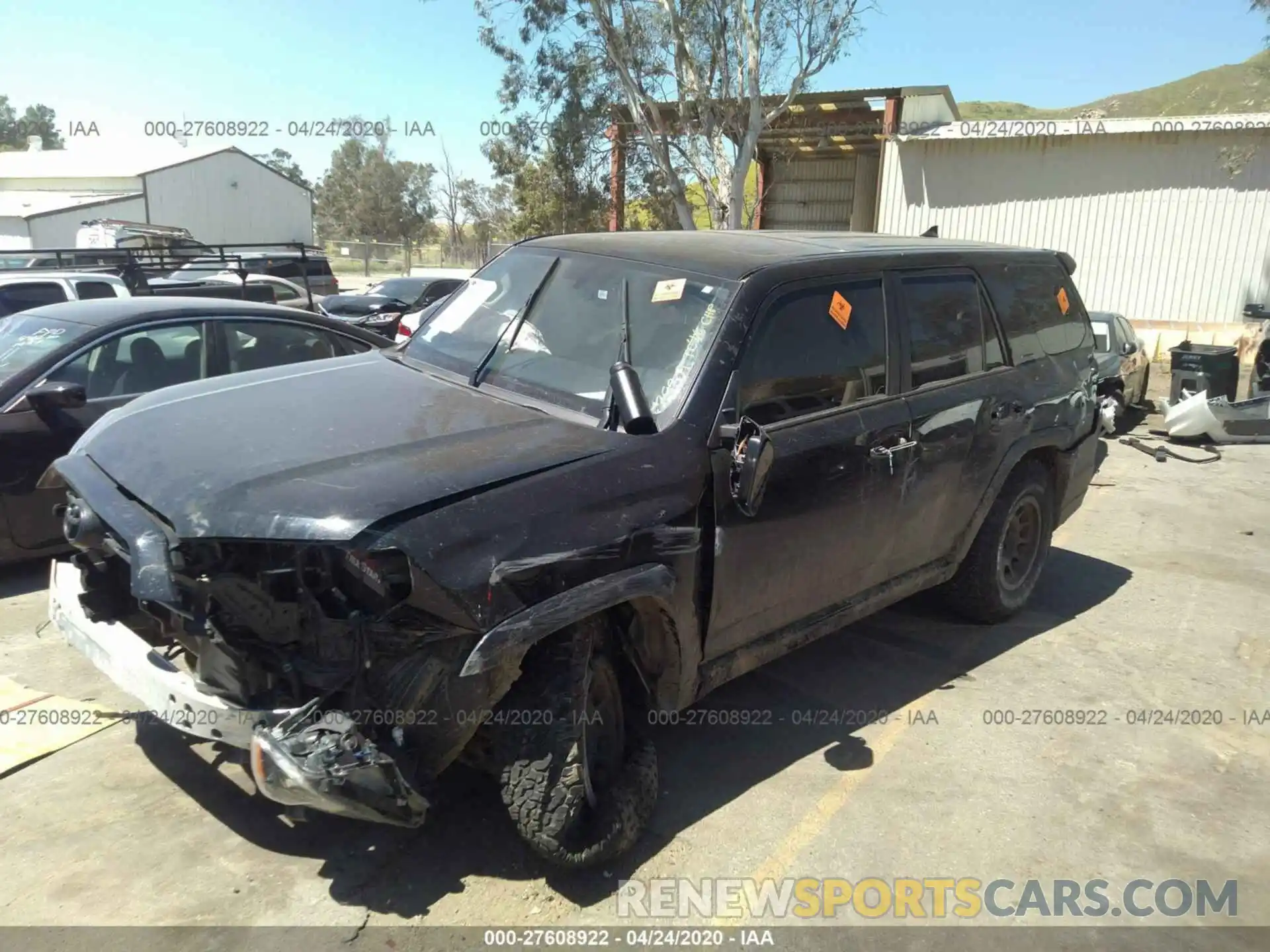 2 Photograph of a damaged car JTEBU5JR7K5620157 TOYOTA 4RUNNER 2019