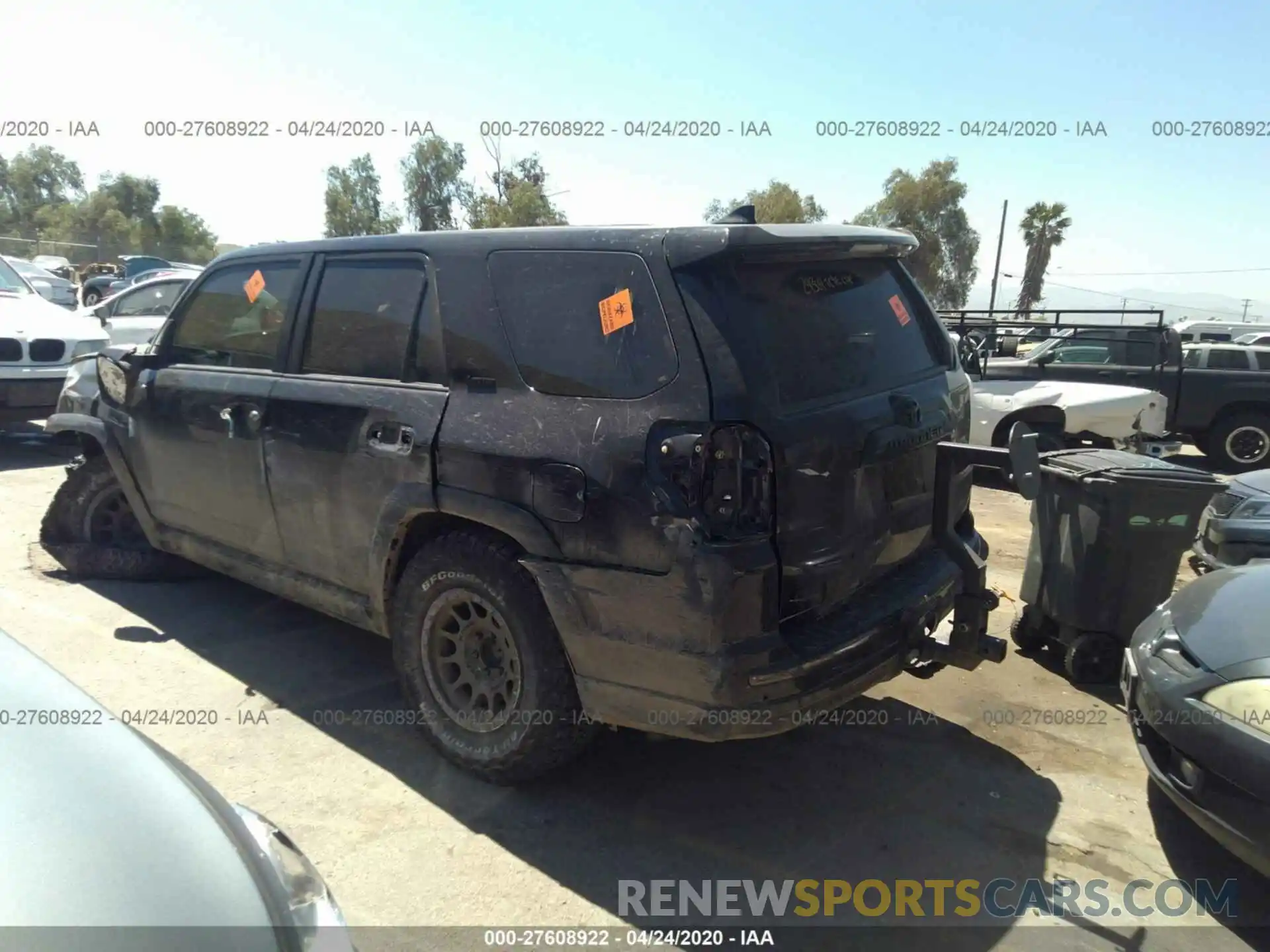 3 Photograph of a damaged car JTEBU5JR7K5620157 TOYOTA 4RUNNER 2019