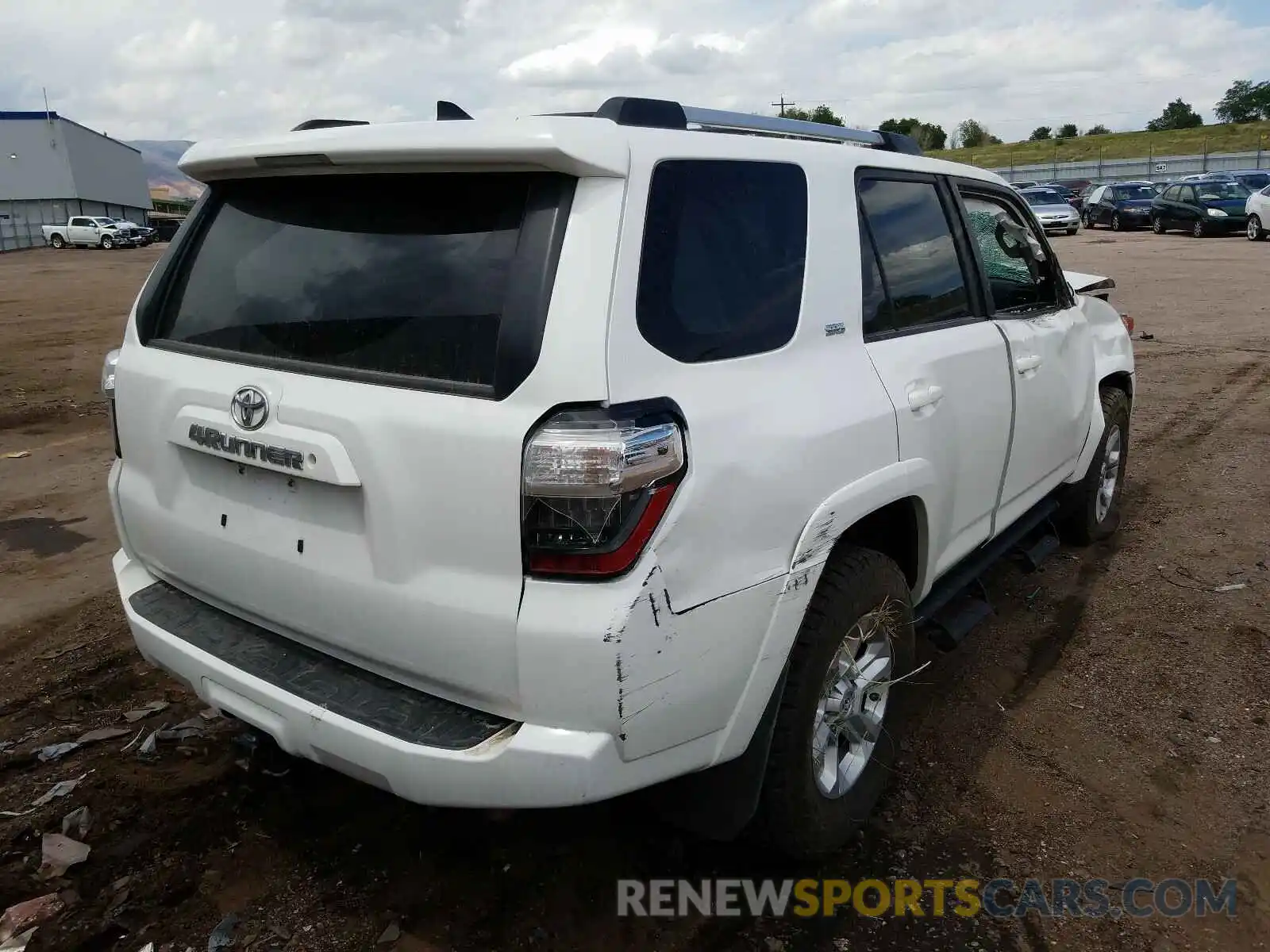 4 Фотография поврежденного автомобиля JTEBU5JR7K5622328 TOYOTA 4RUNNER 2019