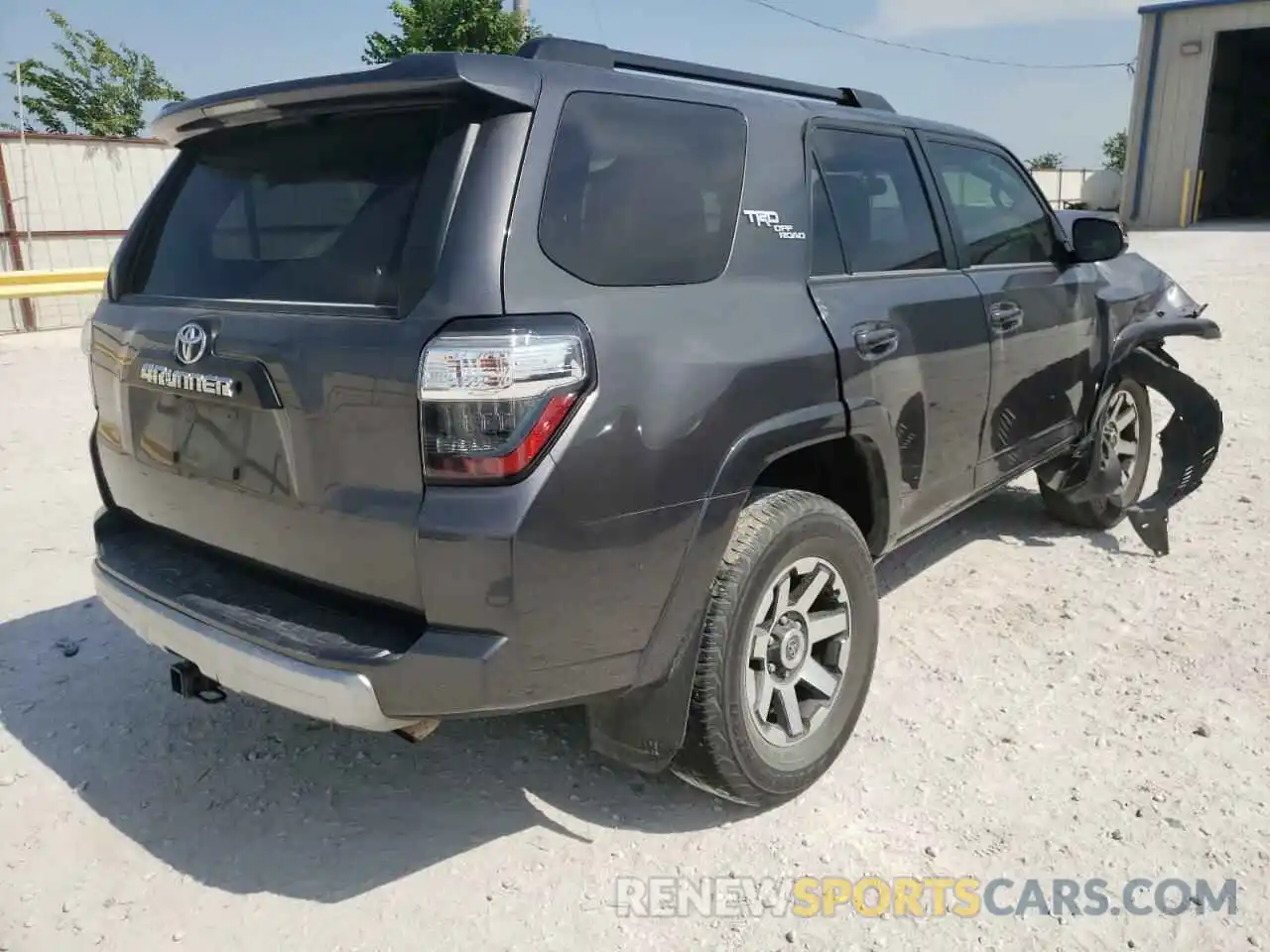 4 Photograph of a damaged car JTEBU5JR7K5624239 TOYOTA 4RUNNER 2019