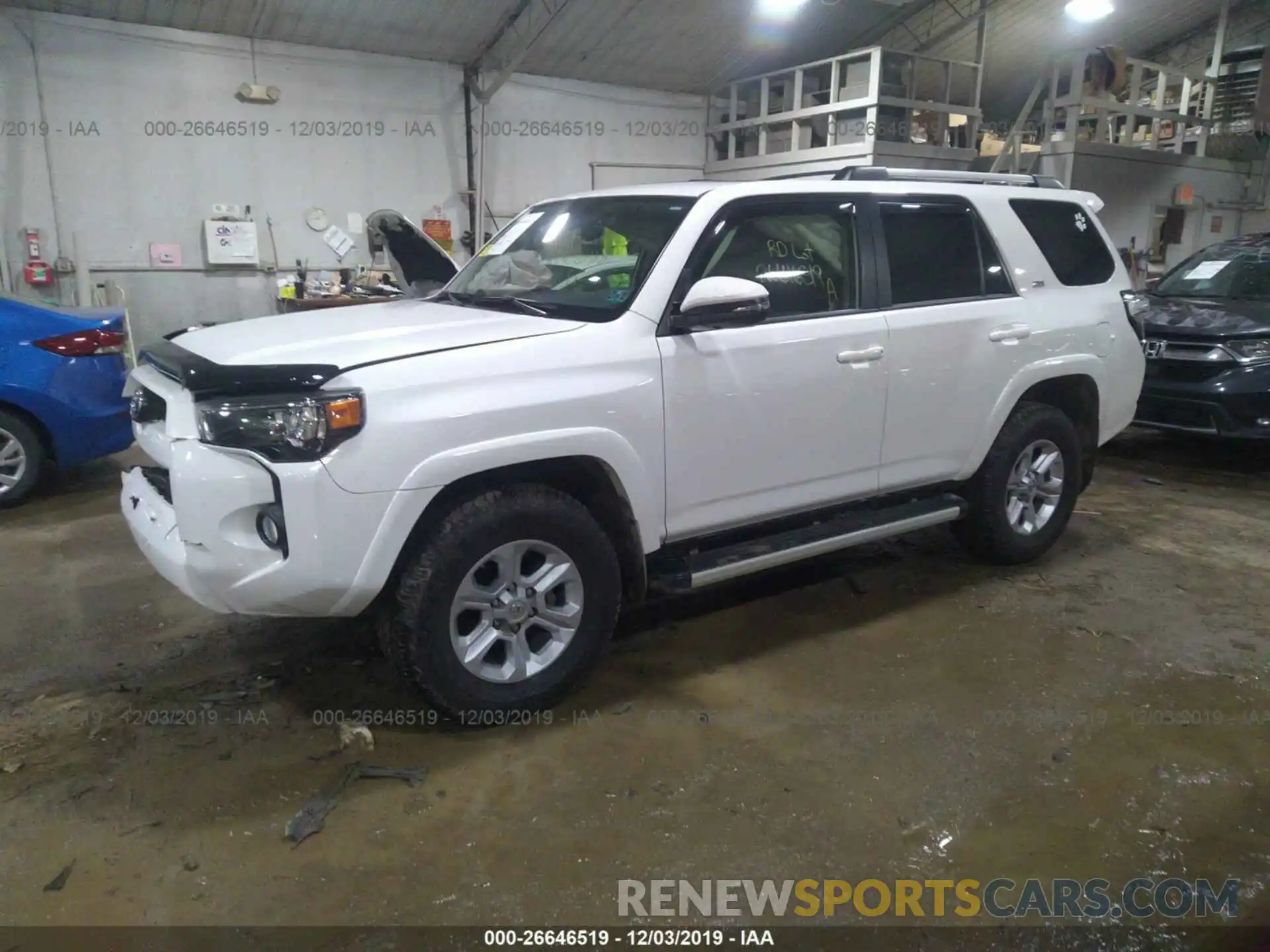 2 Photograph of a damaged car JTEBU5JR7K5626220 TOYOTA 4RUNNER 2019