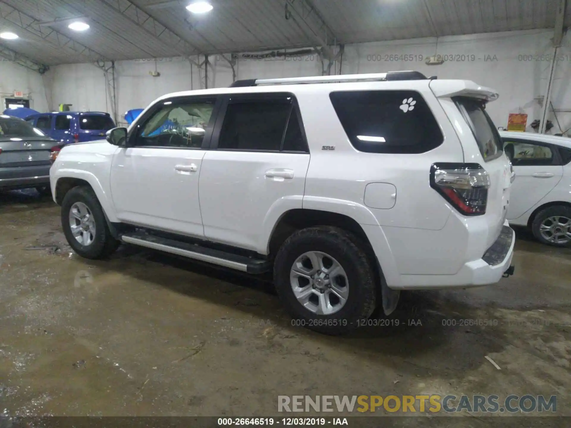 3 Photograph of a damaged car JTEBU5JR7K5626220 TOYOTA 4RUNNER 2019