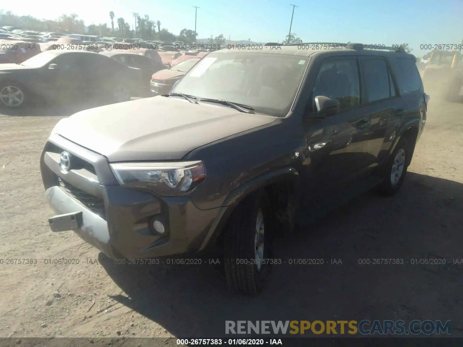 2 Photograph of a damaged car JTEBU5JR7K5628050 TOYOTA 4RUNNER 2019