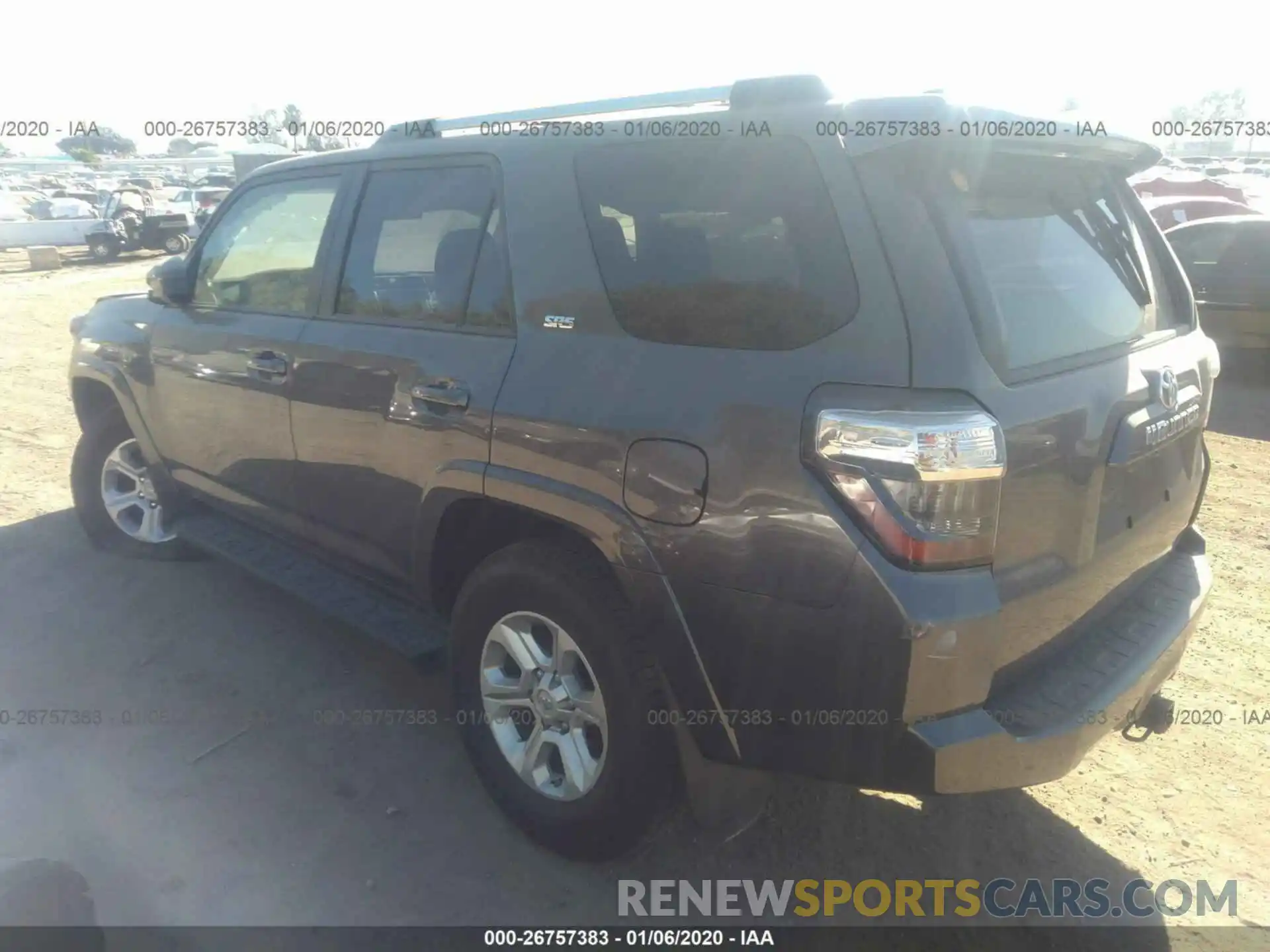 3 Photograph of a damaged car JTEBU5JR7K5628050 TOYOTA 4RUNNER 2019