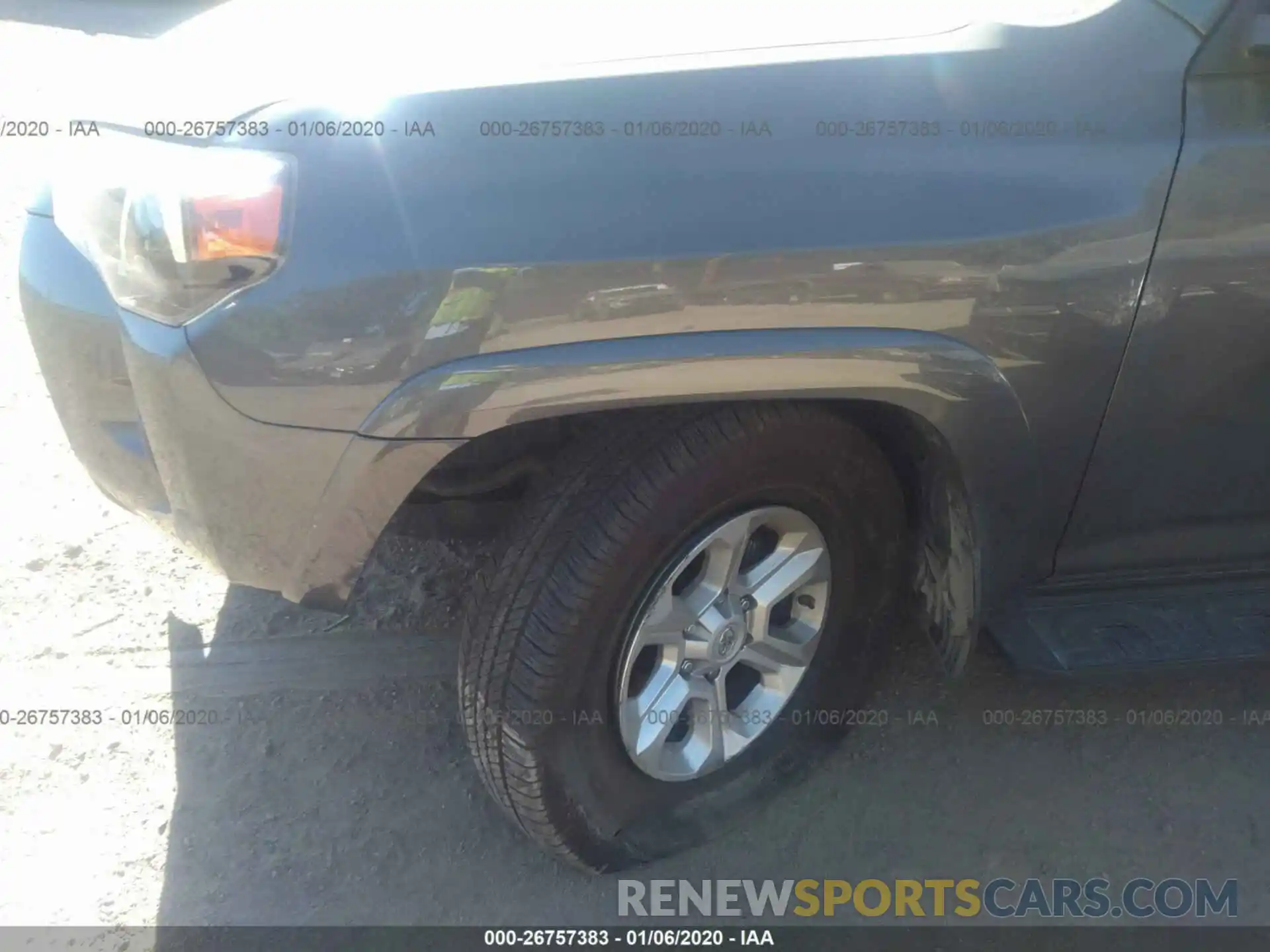 6 Photograph of a damaged car JTEBU5JR7K5628050 TOYOTA 4RUNNER 2019