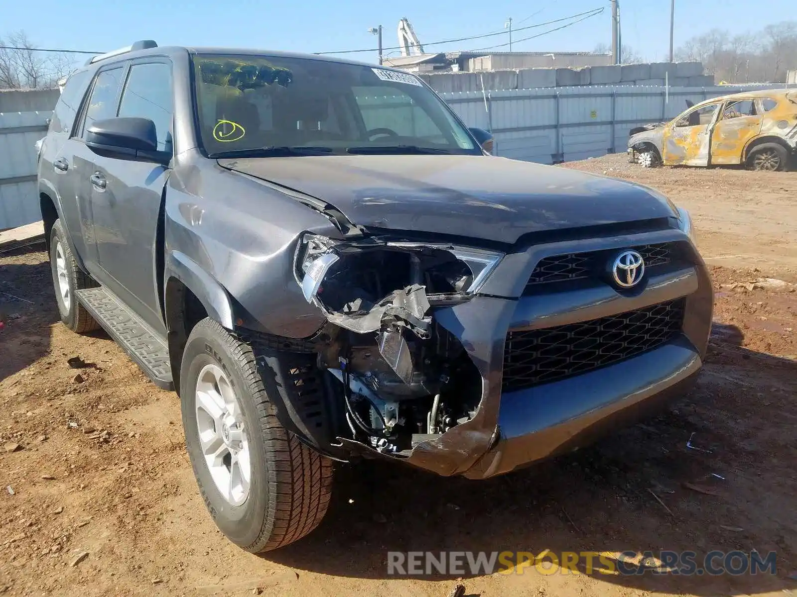 1 Photograph of a damaged car JTEBU5JR7K5630669 TOYOTA 4RUNNER 2019