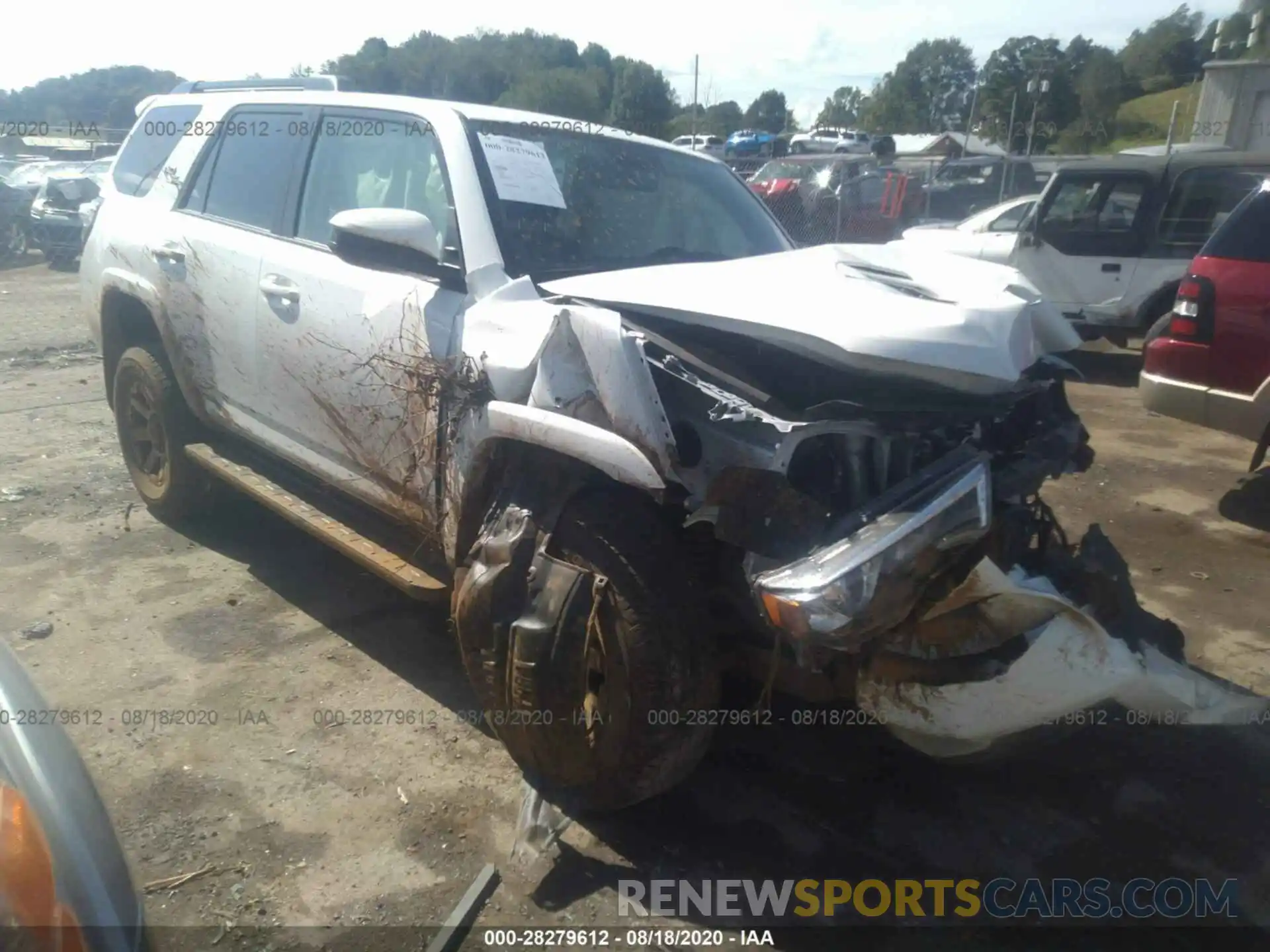 1 Photograph of a damaged car JTEBU5JR7K5636679 TOYOTA 4RUNNER 2019