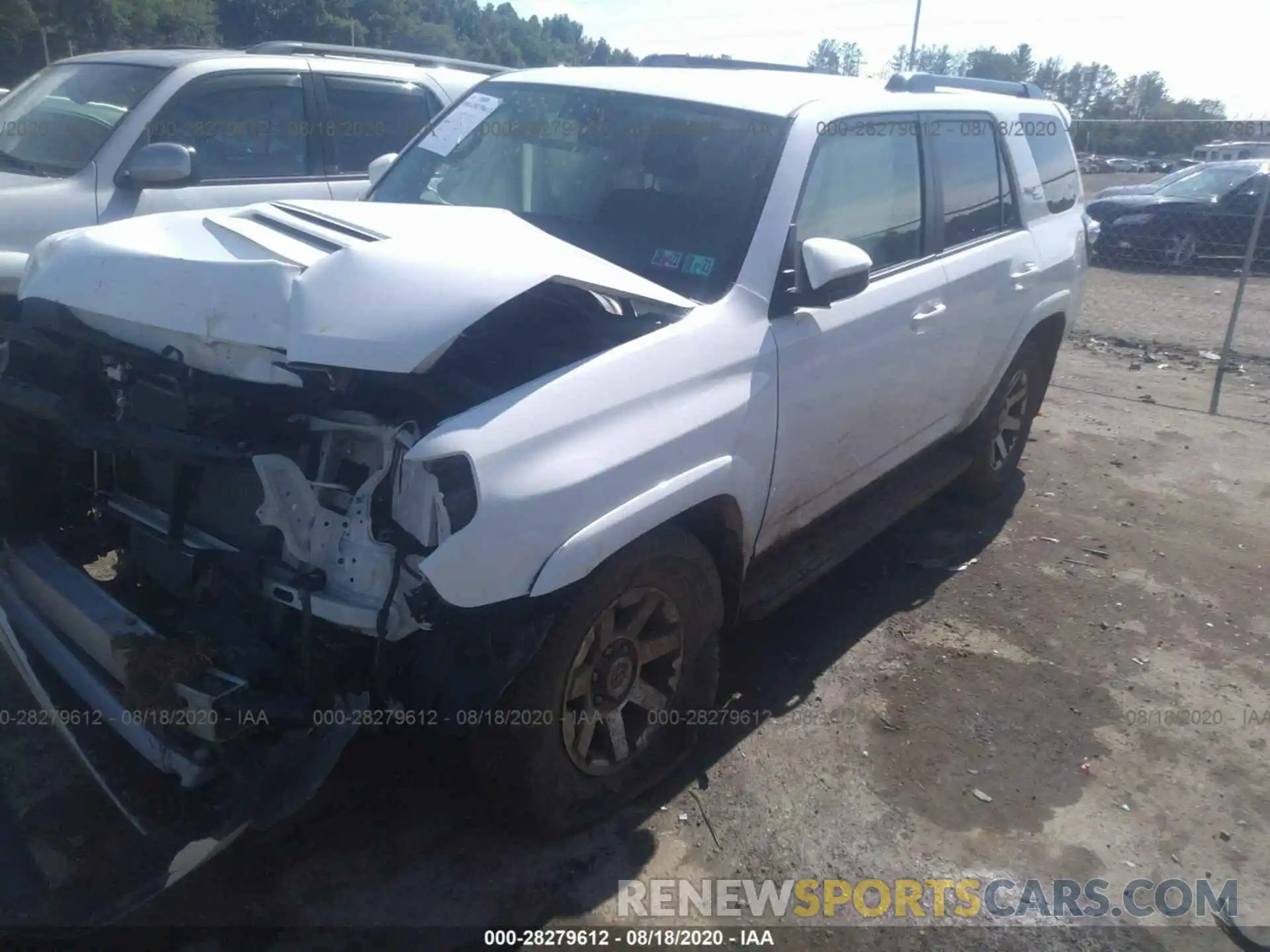 2 Photograph of a damaged car JTEBU5JR7K5636679 TOYOTA 4RUNNER 2019