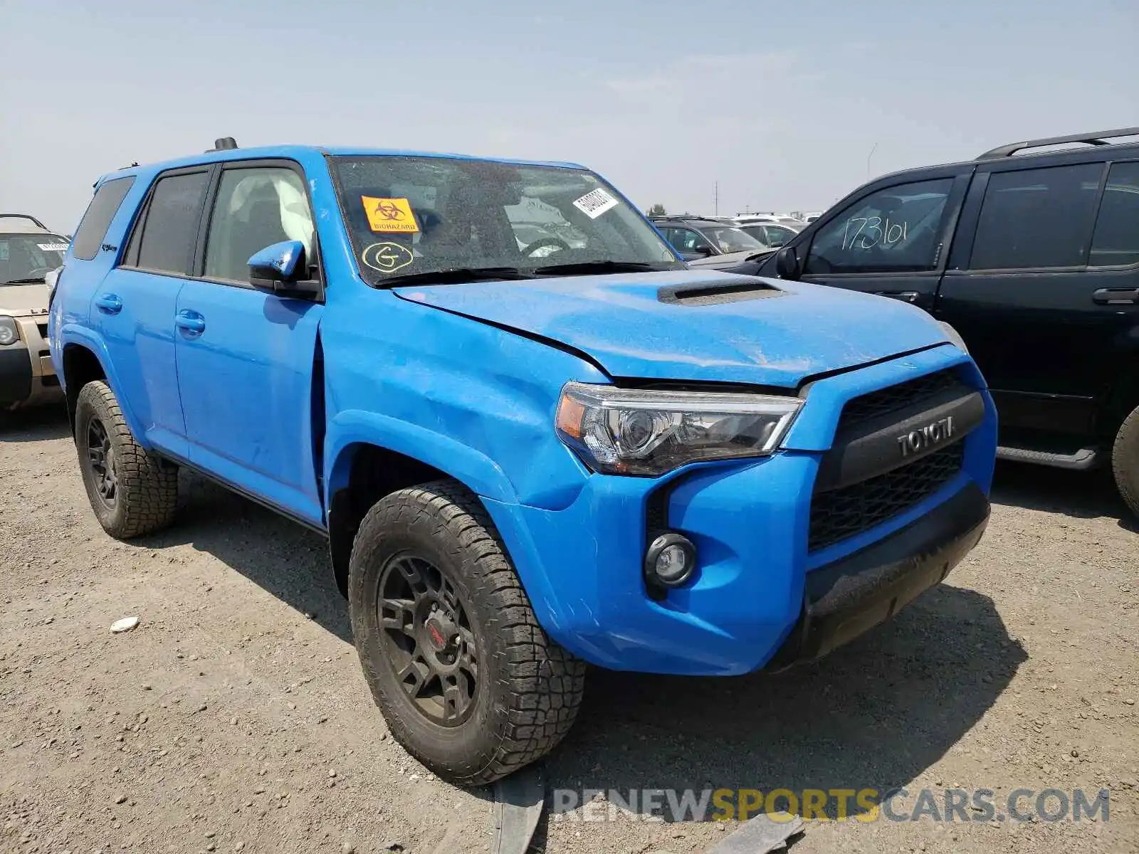 1 Photograph of a damaged car JTEBU5JR7K5637878 TOYOTA 4RUNNER 2019