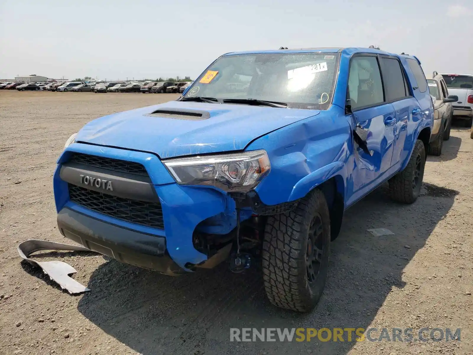 2 Photograph of a damaged car JTEBU5JR7K5637878 TOYOTA 4RUNNER 2019