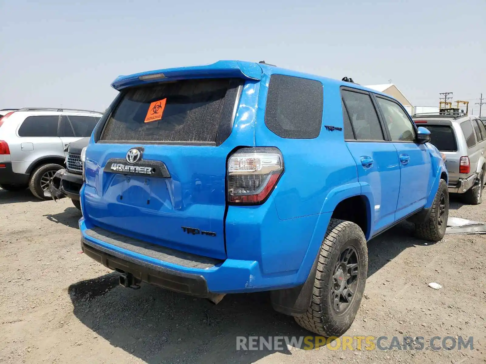 4 Фотография поврежденного автомобиля JTEBU5JR7K5637878 TOYOTA 4RUNNER 2019