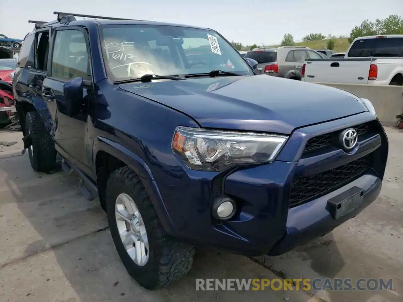 1 Photograph of a damaged car JTEBU5JR7K5638013 TOYOTA 4RUNNER 2019