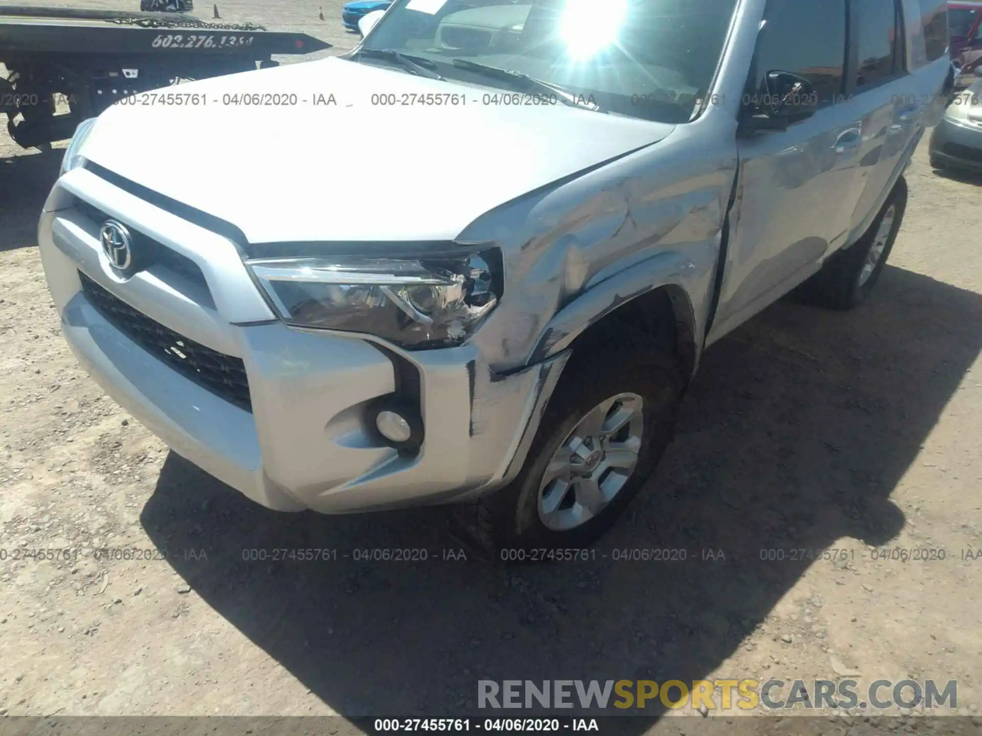 6 Фотография поврежденного автомобиля JTEBU5JR7K5638349 TOYOTA 4RUNNER 2019