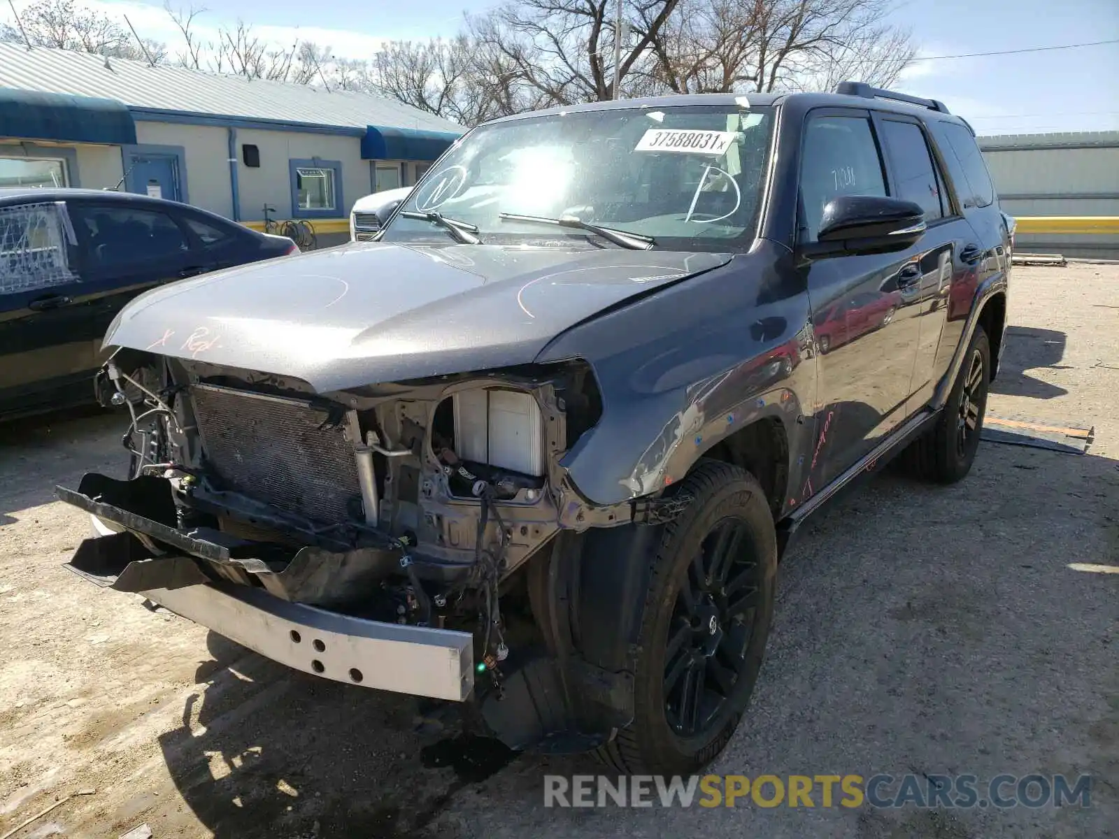 2 Photograph of a damaged car JTEBU5JR7K5638917 TOYOTA 4RUNNER 2019