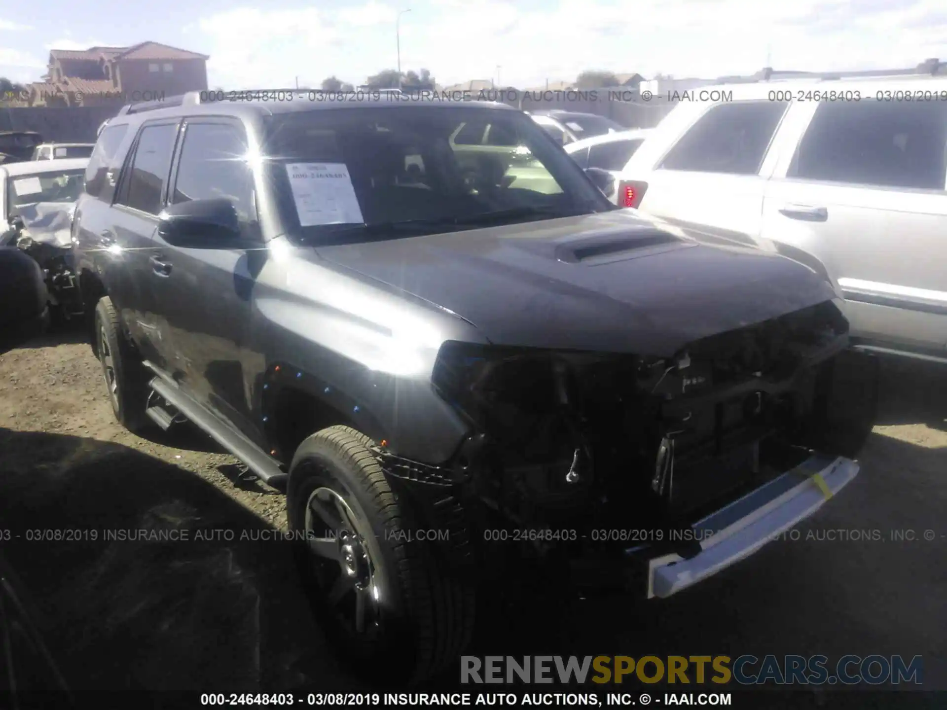 1 Photograph of a damaged car JTEBU5JR7K5642496 TOYOTA 4RUNNER 2019