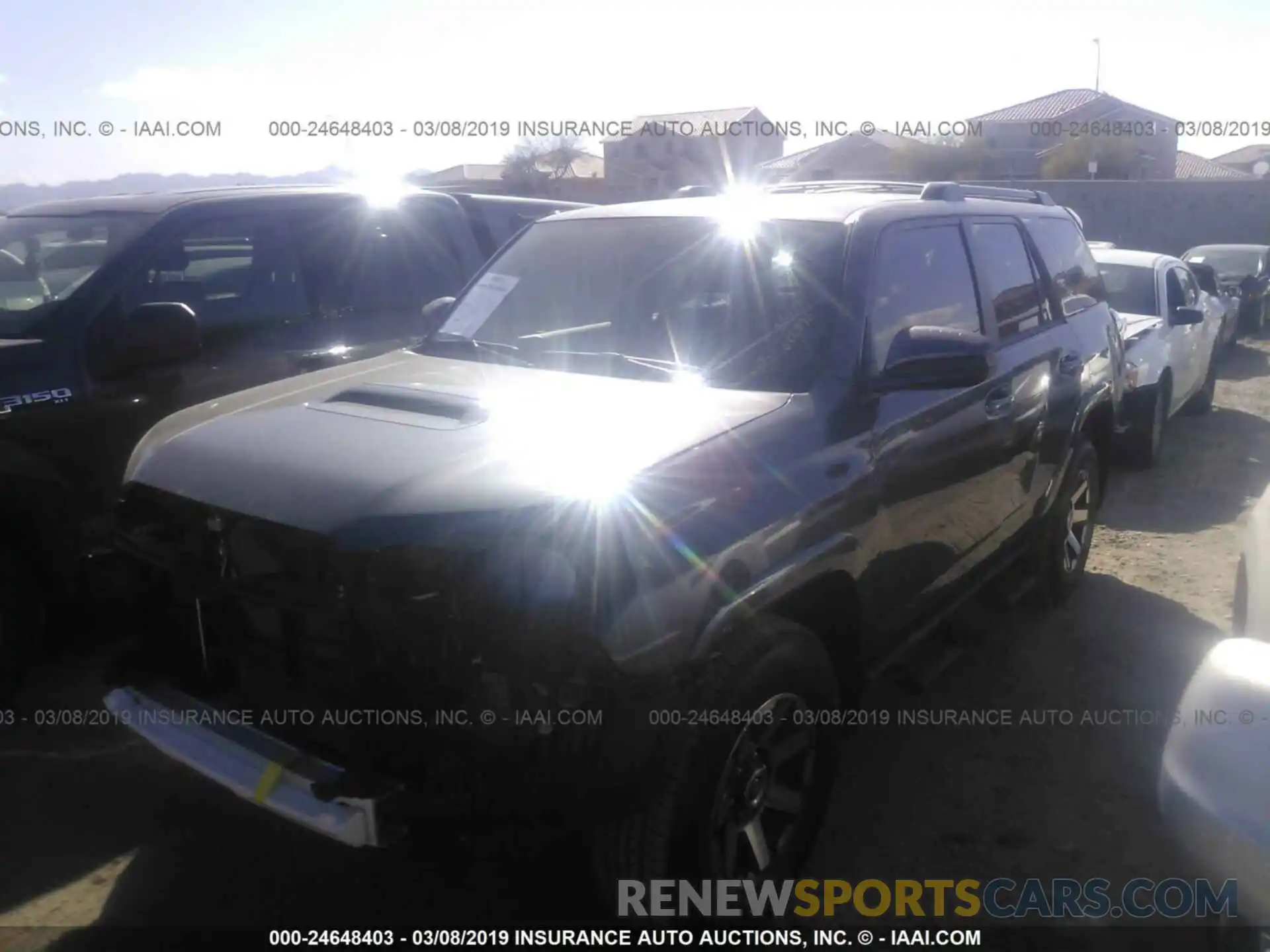 2 Photograph of a damaged car JTEBU5JR7K5642496 TOYOTA 4RUNNER 2019