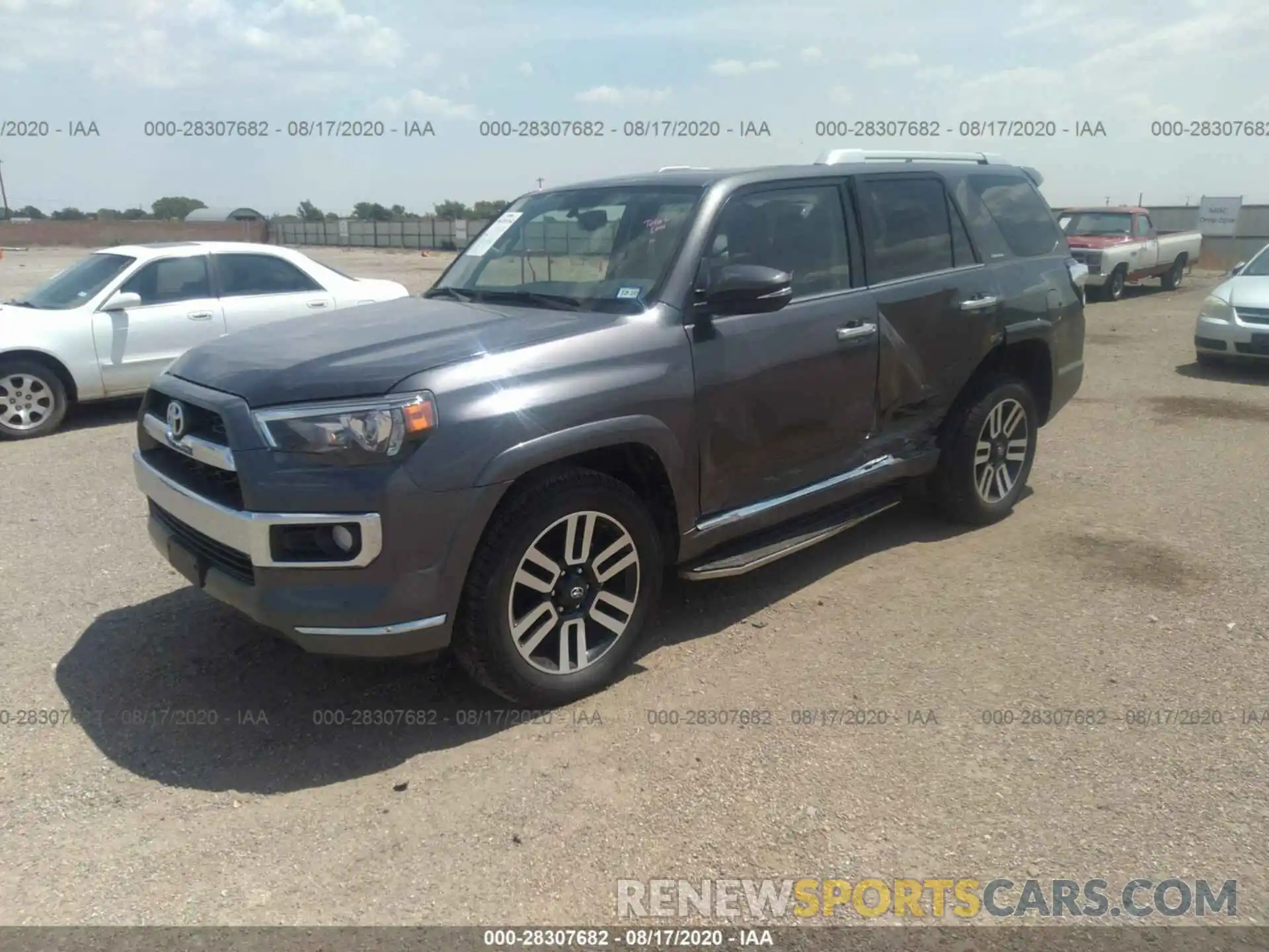 2 Photograph of a damaged car JTEBU5JR7K5643129 TOYOTA 4RUNNER 2019