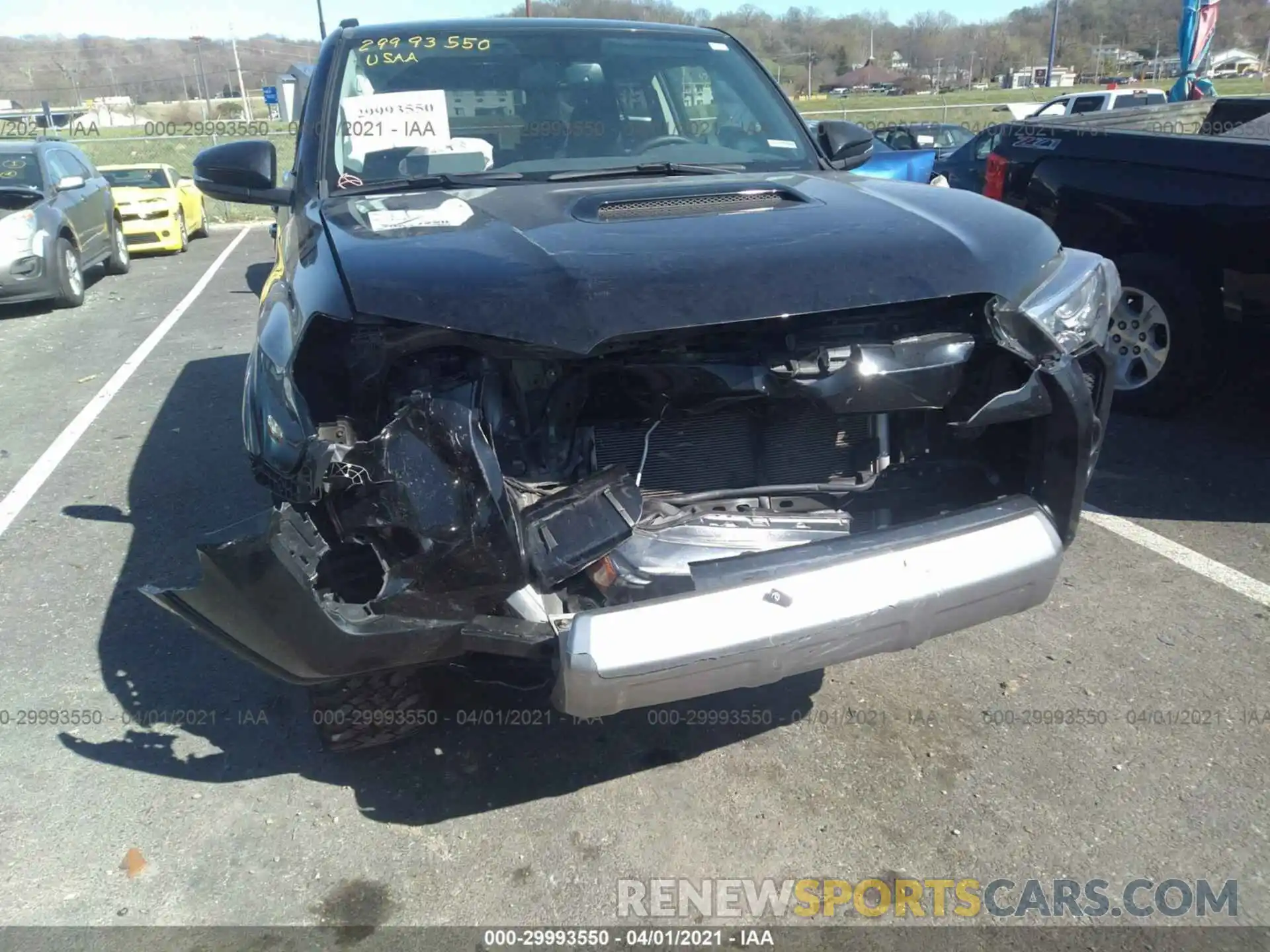 6 Photograph of a damaged car JTEBU5JR7K5643728 TOYOTA 4RUNNER 2019