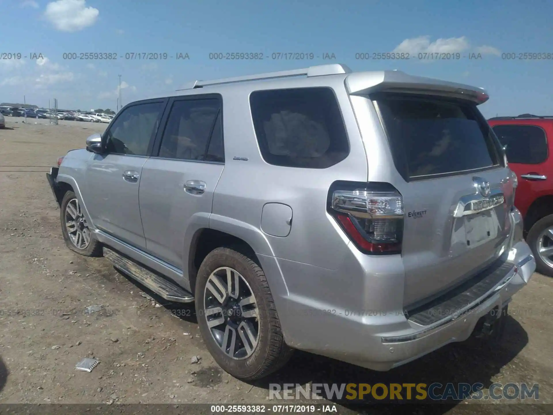 3 Photograph of a damaged car JTEBU5JR7K5644863 TOYOTA 4RUNNER 2019