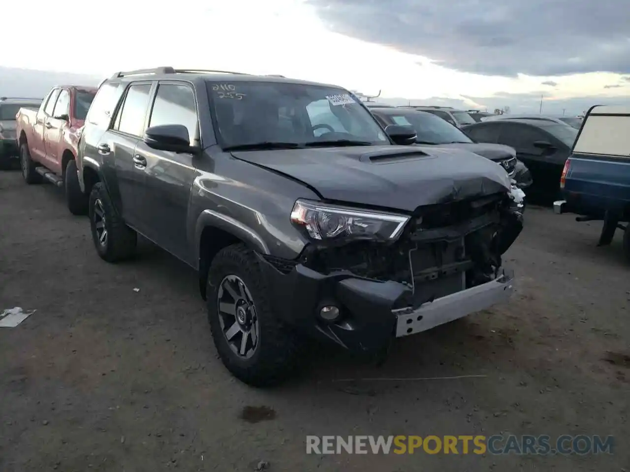 1 Photograph of a damaged car JTEBU5JR7K5645091 TOYOTA 4RUNNER 2019