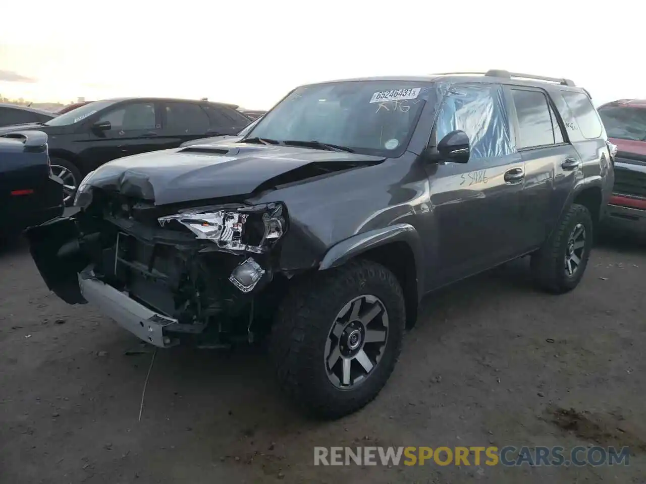 2 Фотография поврежденного автомобиля JTEBU5JR7K5645091 TOYOTA 4RUNNER 2019