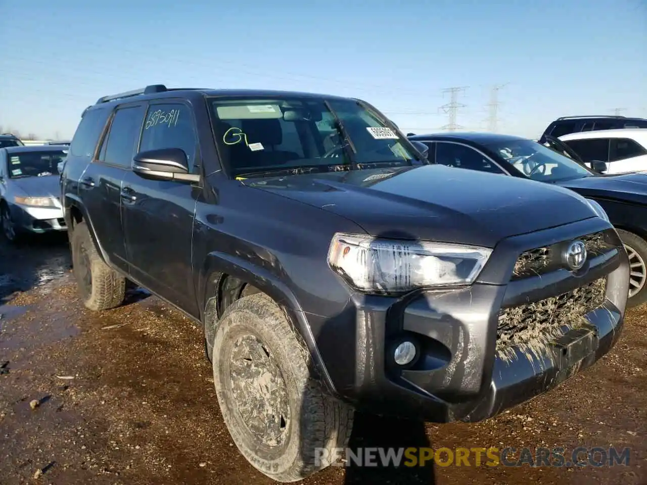 1 Photograph of a damaged car JTEBU5JR7K5645270 TOYOTA 4RUNNER 2019