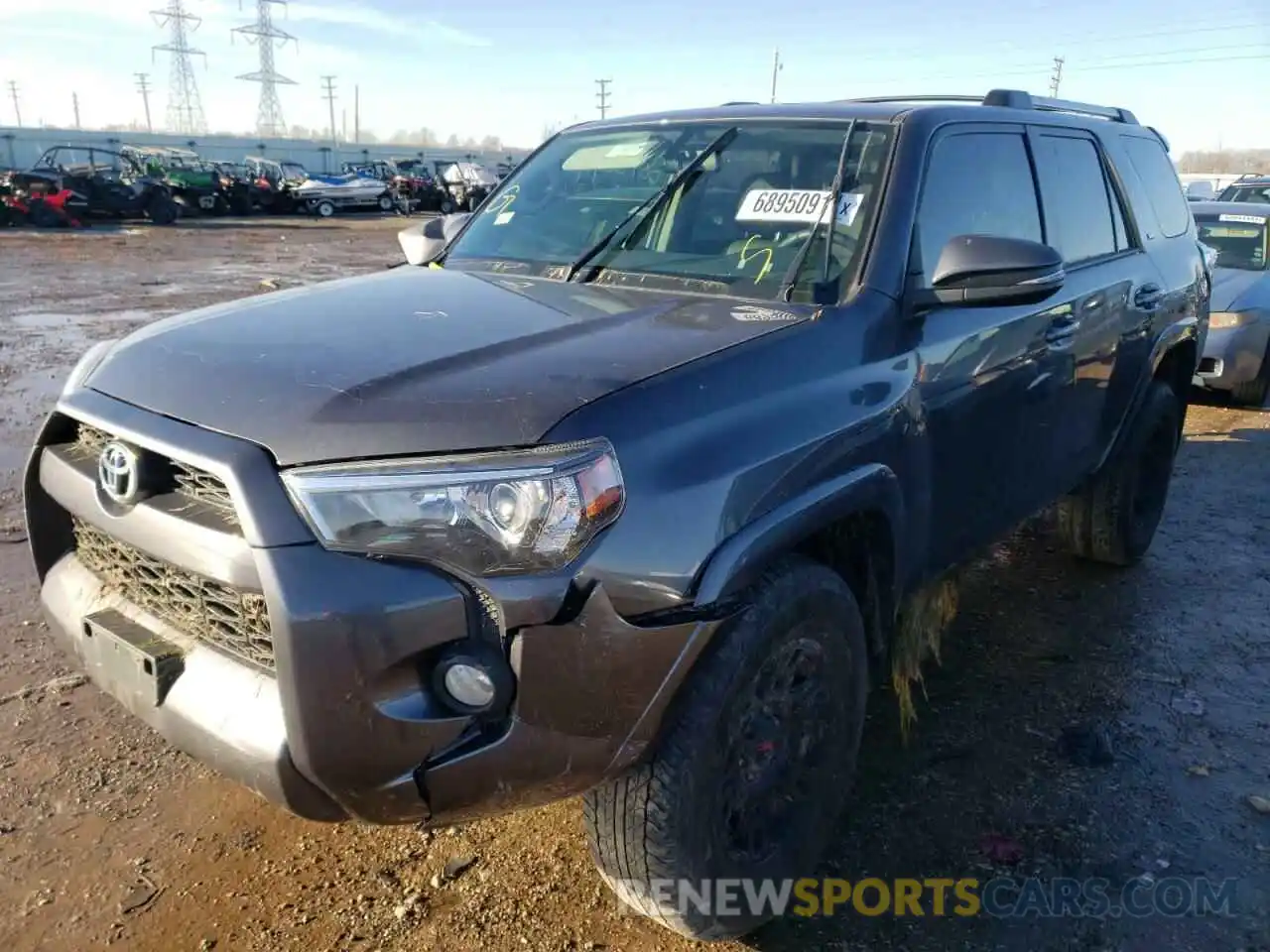 2 Photograph of a damaged car JTEBU5JR7K5645270 TOYOTA 4RUNNER 2019