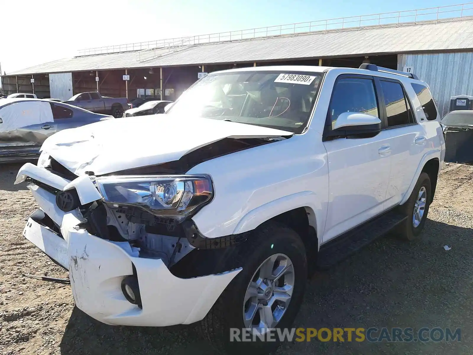 2 Photograph of a damaged car JTEBU5JR7K5645768 TOYOTA 4RUNNER 2019