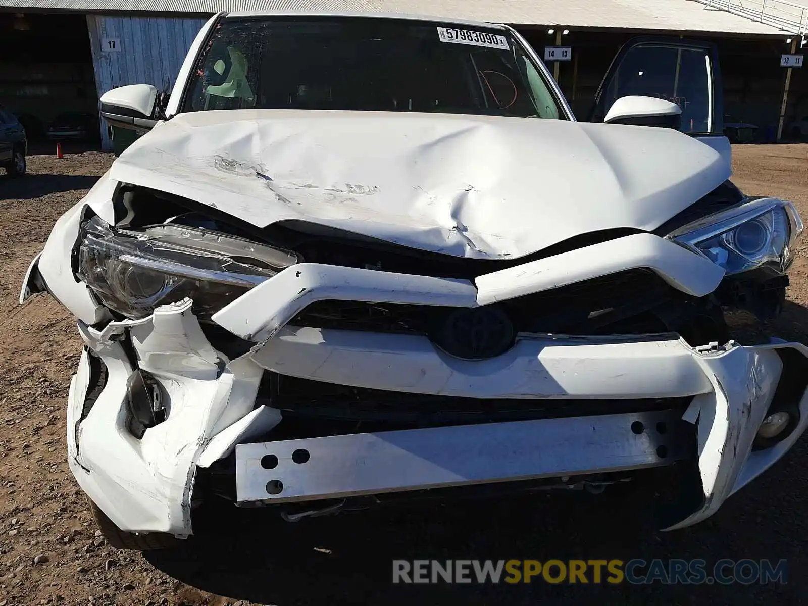 9 Photograph of a damaged car JTEBU5JR7K5645768 TOYOTA 4RUNNER 2019