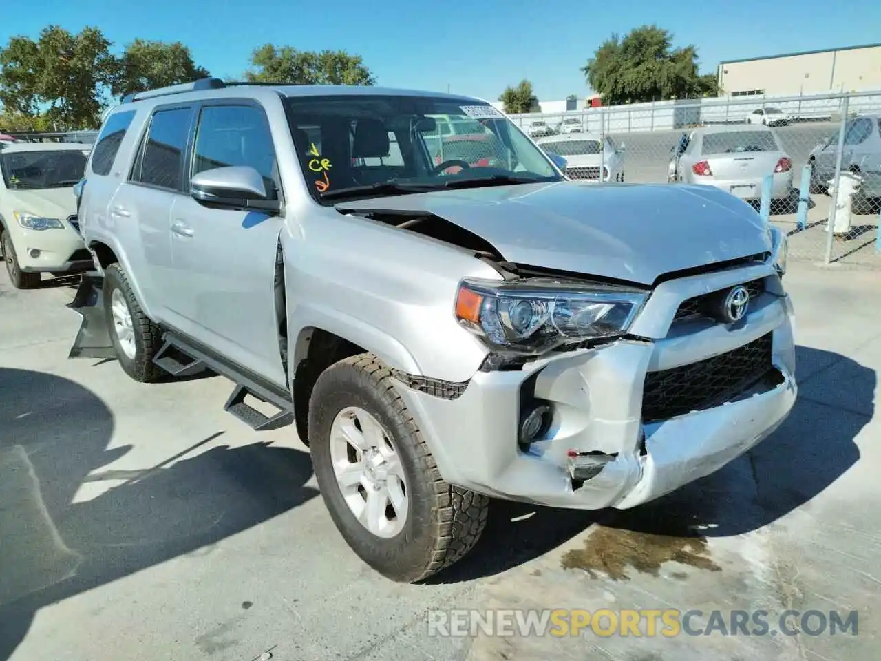 1 Photograph of a damaged car JTEBU5JR7K5646225 TOYOTA 4RUNNER 2019