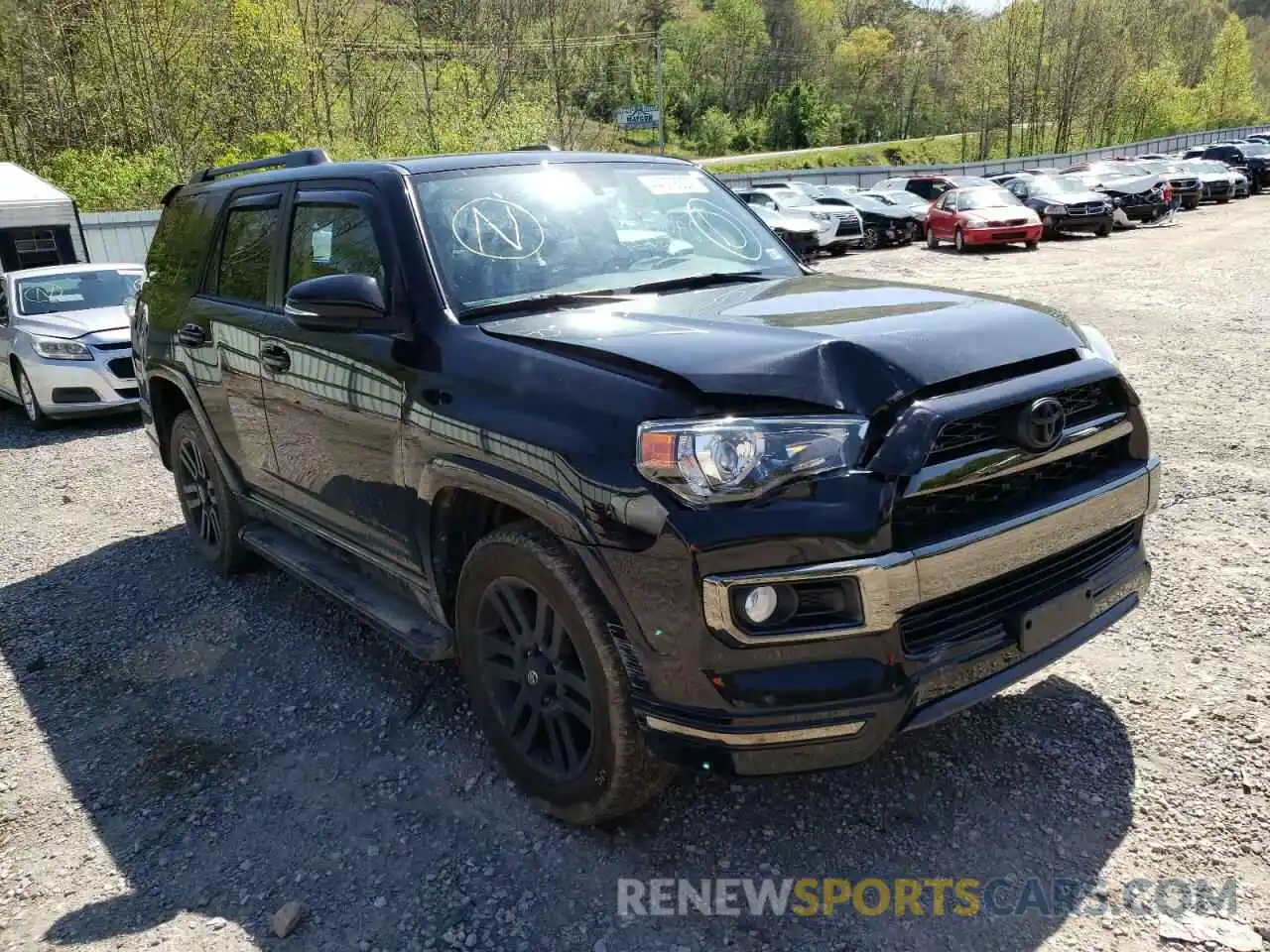 1 Photograph of a damaged car JTEBU5JR7K5646600 TOYOTA 4RUNNER 2019