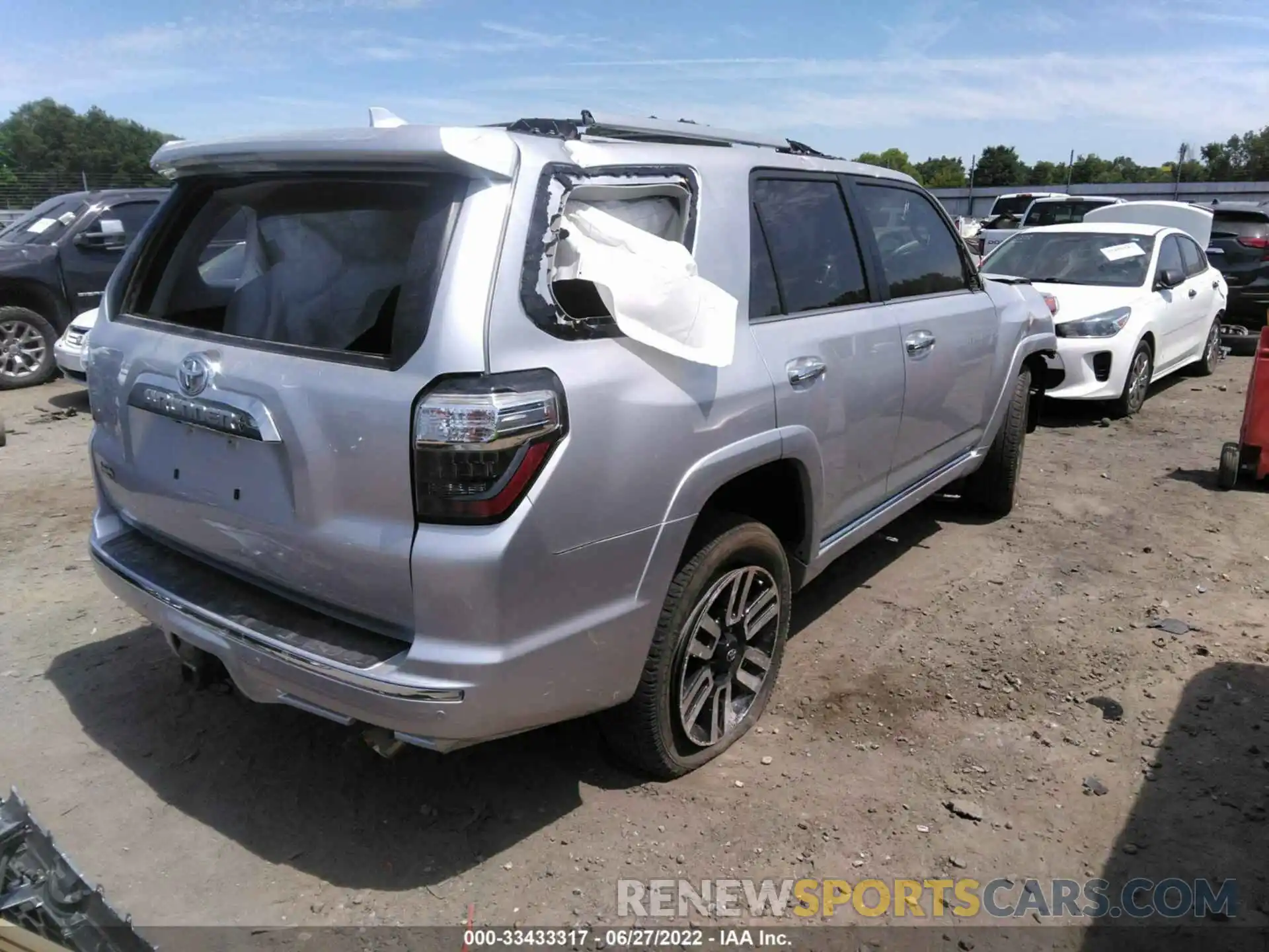 4 Photograph of a damaged car JTEBU5JR7K5647651 TOYOTA 4RUNNER 2019