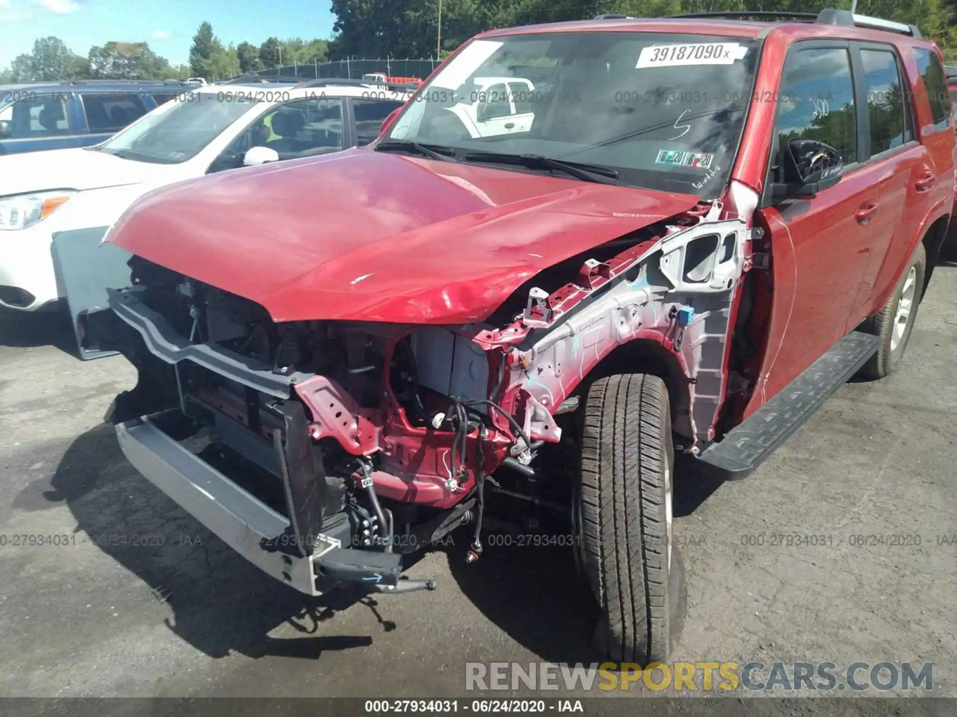 6 Photograph of a damaged car JTEBU5JR7K5652994 TOYOTA 4RUNNER 2019